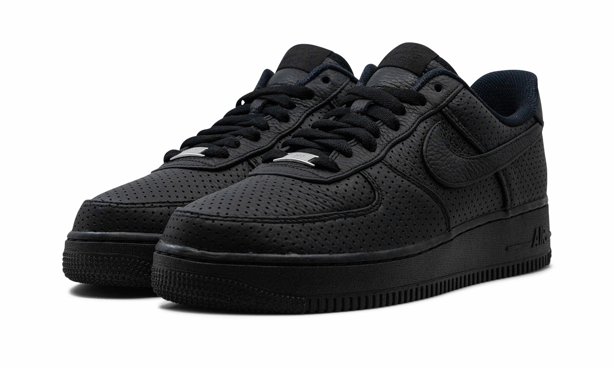Air Force 1 Low SP "Triple Black Perforated" City Walking
