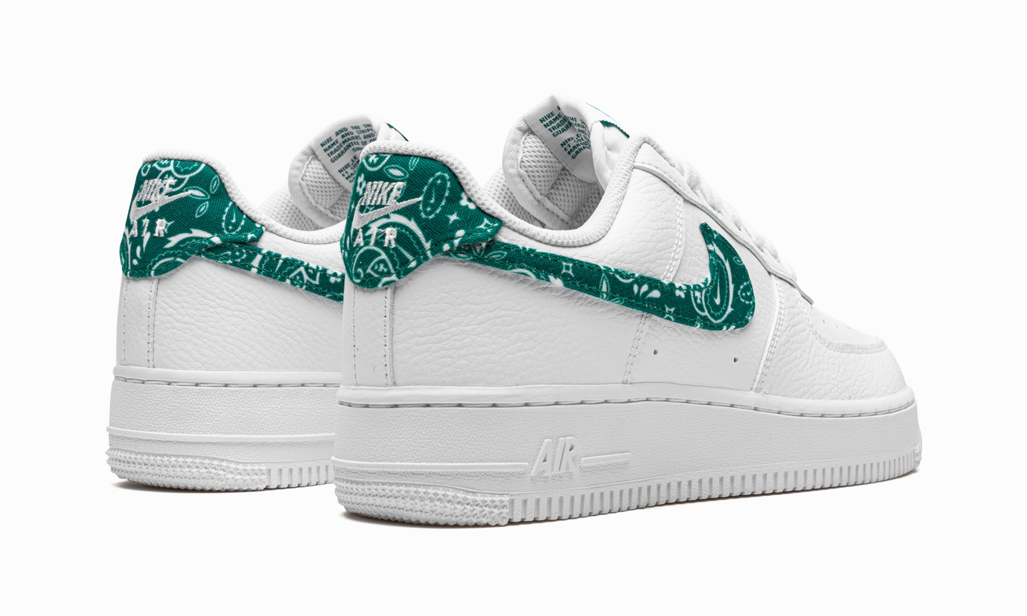 AIR FORCE 1 LO '07 ESSEN MNS WMNS "Green Paisley" Roll Step