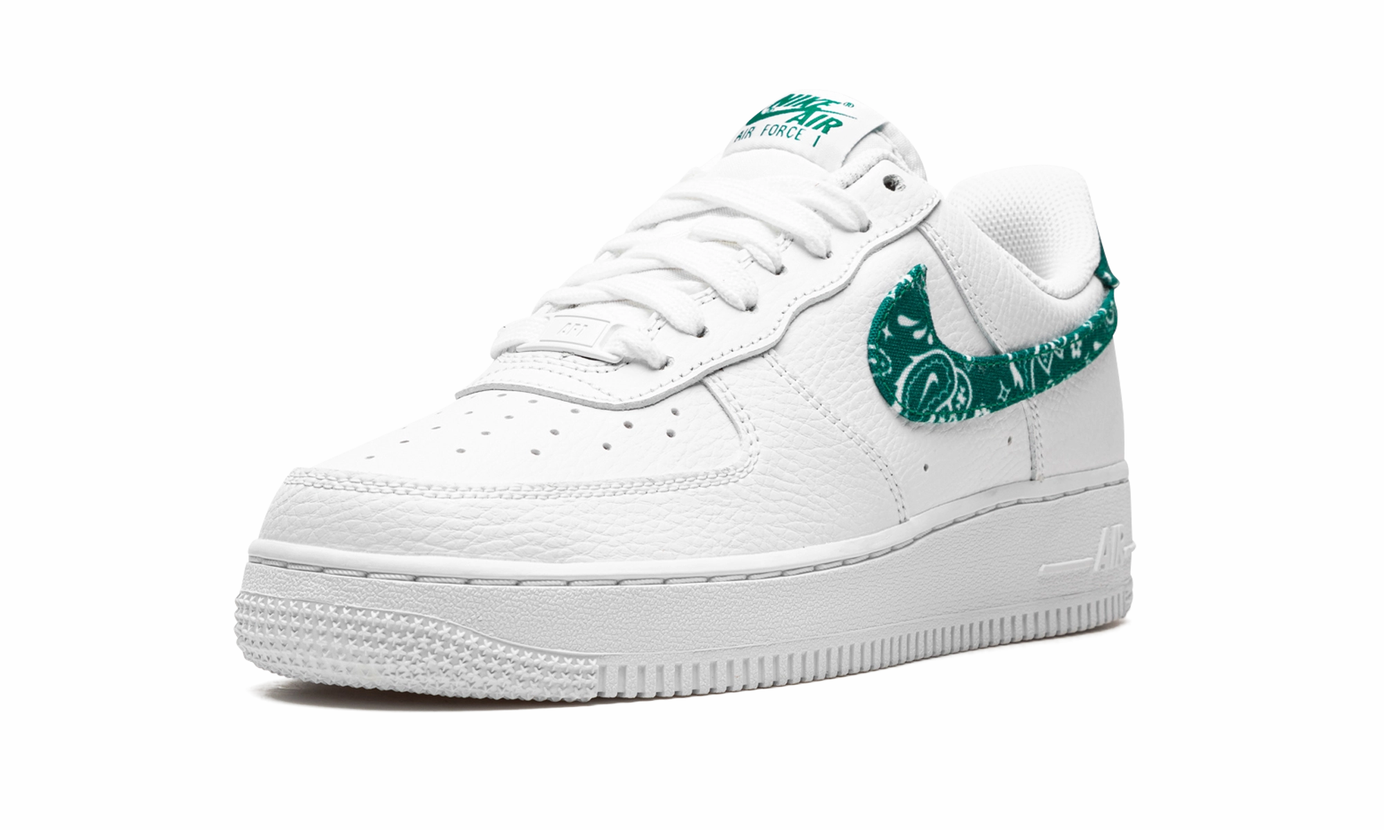 AIR FORCE 1 LO '07 ESSEN MNS WMNS "Green Paisley" No Fuss Fit Minimalist