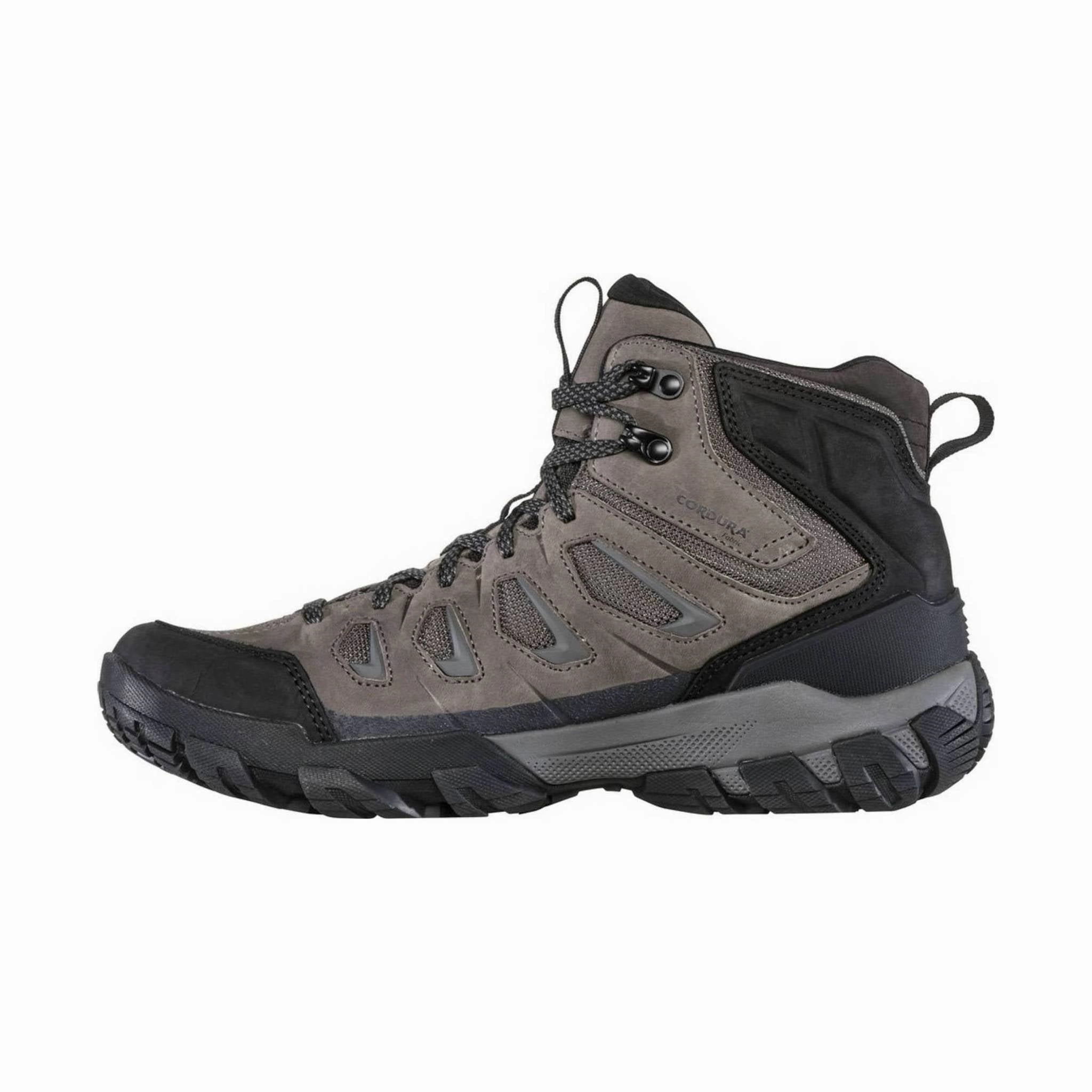 Oboz Men's Sawtooth X Mid Waterproof Hiking Boot - Charcoal Rugged Walk