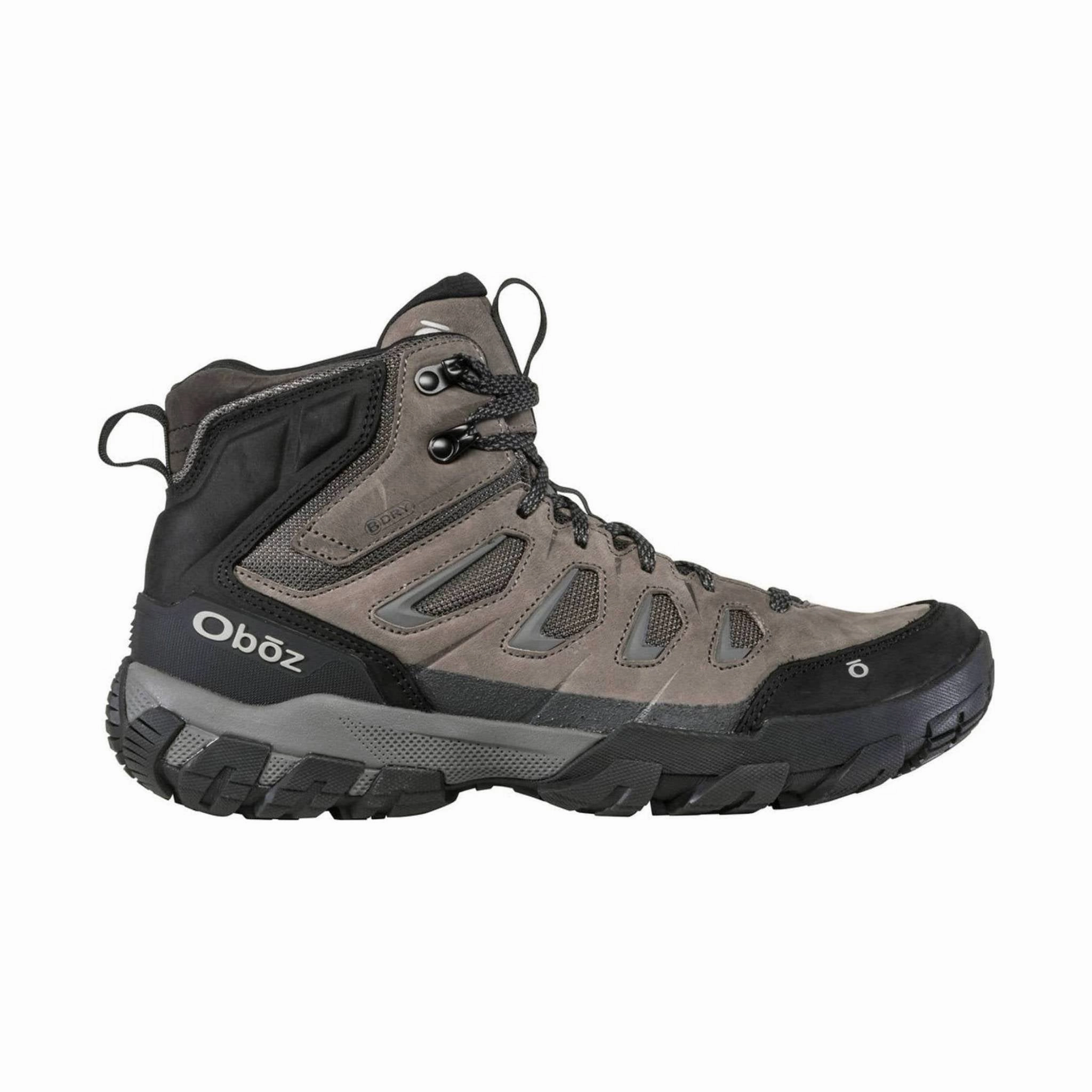 Mud Ground Oboz Men's Sawtooth X Mid Waterproof Hiking Boot - Charcoal
