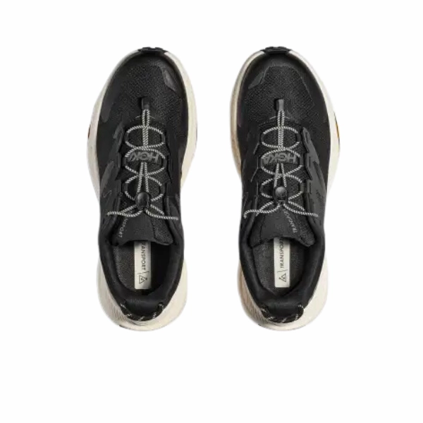 Airflow Enhanced Ventilation Shock Absorption Feature HOKA Women's Transport (Wide Width) Black/White