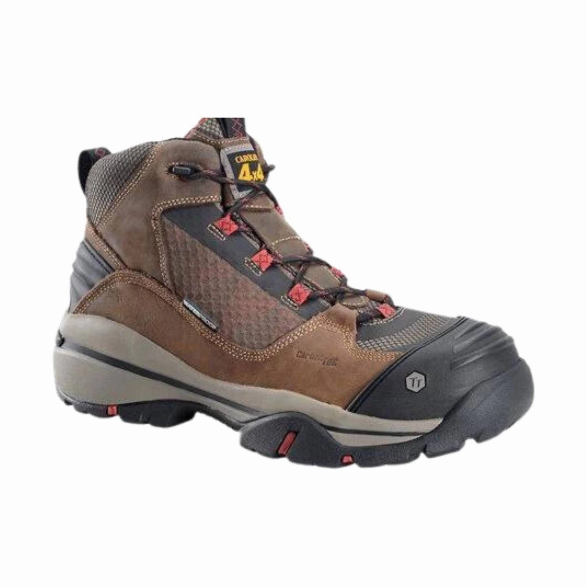 Padded Interior Backcountry Camper Carolina Men's 5 Inch Waterproof EXT Comp Toe Work Boot - Brown