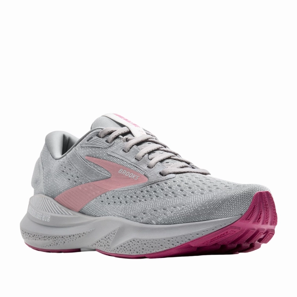 lightweight design shoes Brooks Women's Adrenaline GTS 24 Wide Grey/White