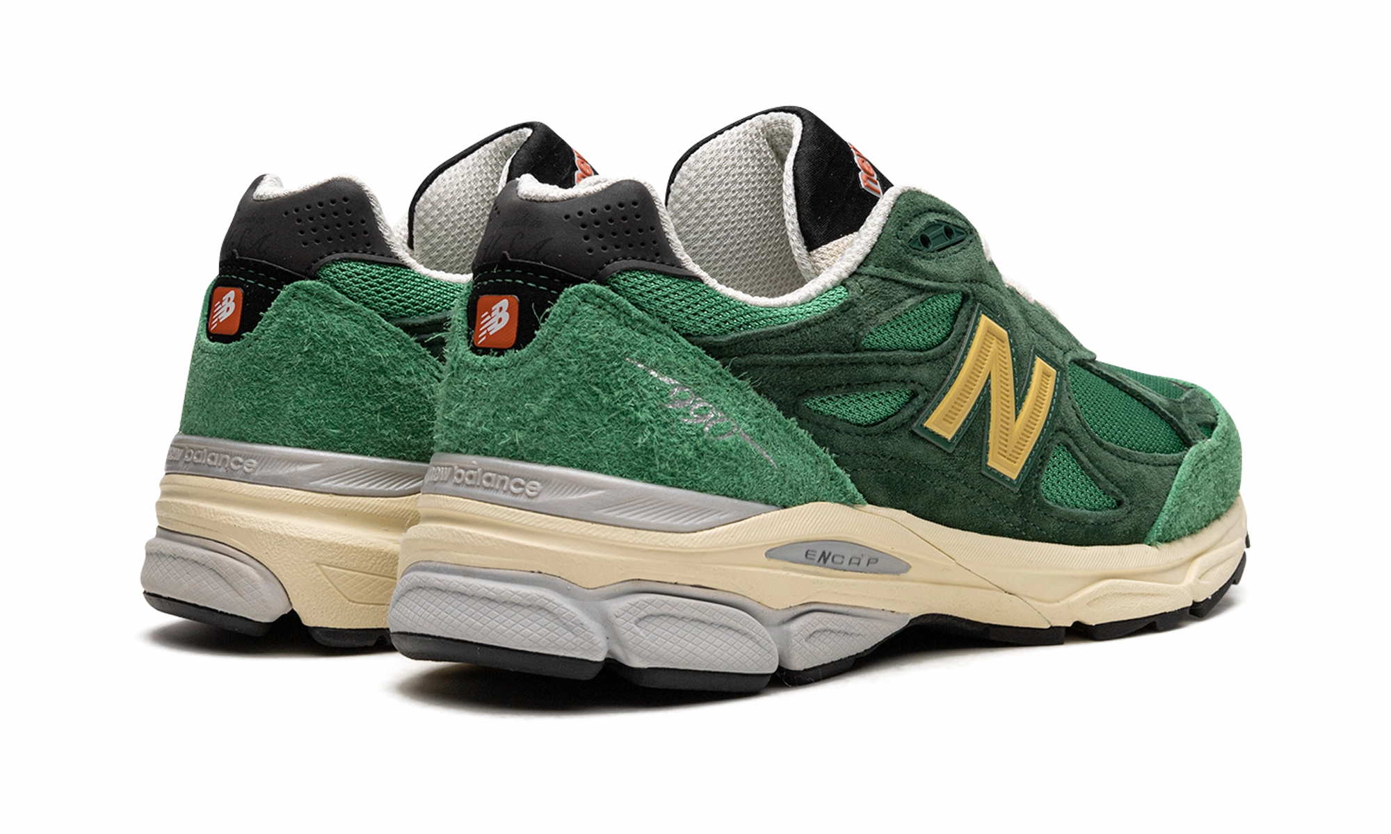 motion - control running shoes 990 V3 "Made In USA - Green/Yellow"