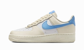 Breathable Vent Holes Air Force 1 Low '07 Next Nature WMNS "Pale Ivory University Blue"