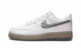 Air Force 1 "White / Metallic Silver" Clean Stitch Shock absorption
