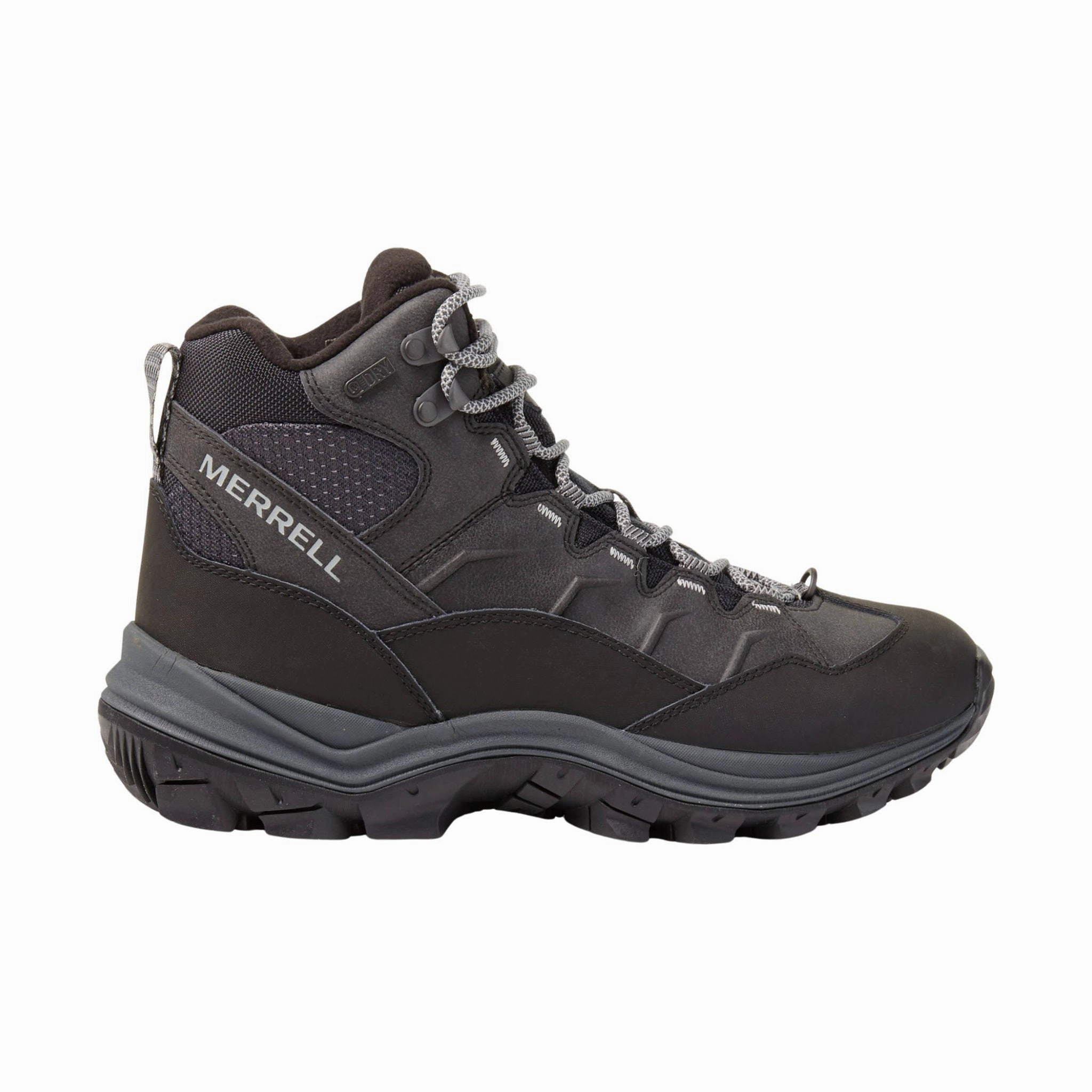 Easy on Merrell Men's Thermo Chill Mid Waterproof Hiking Boots - Black