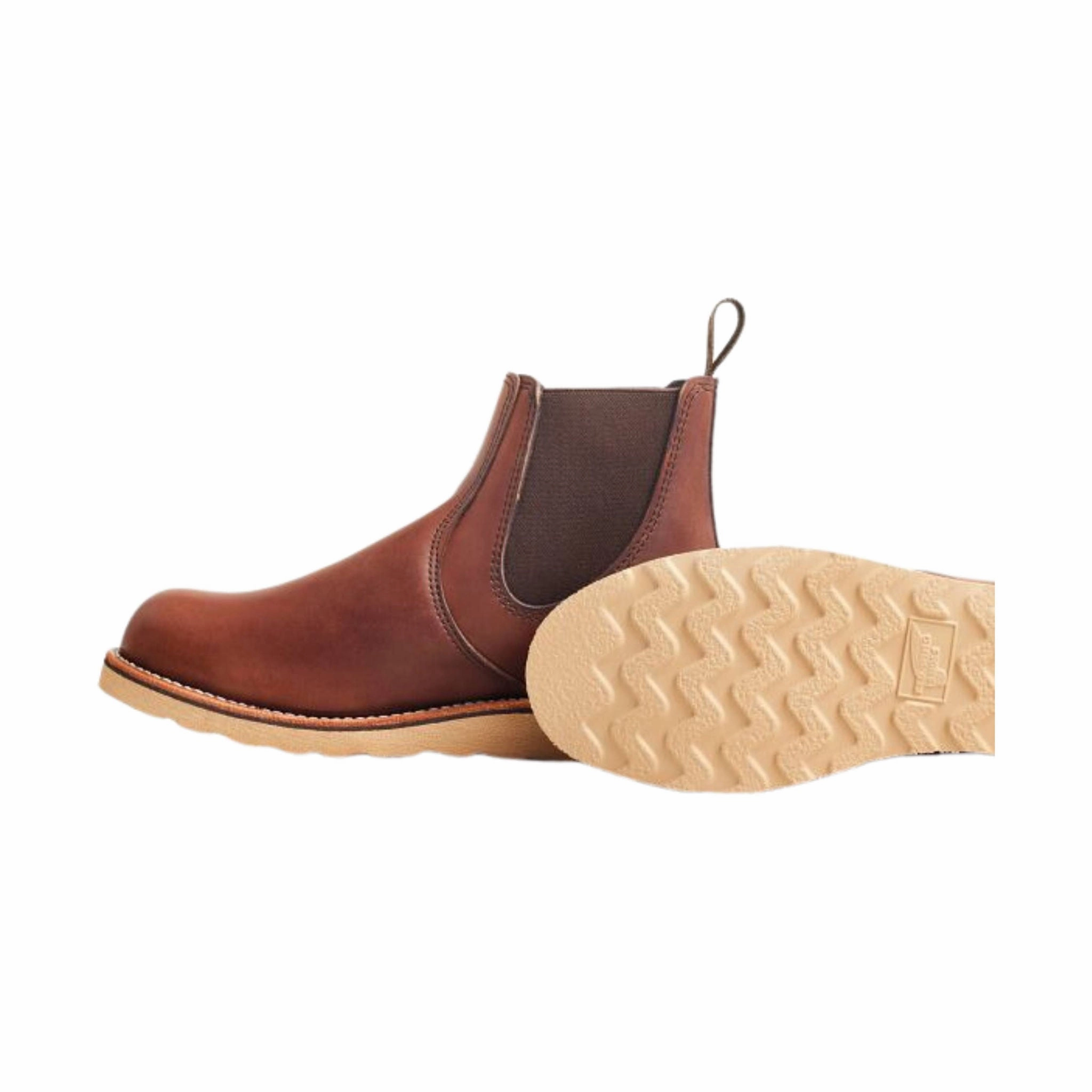 Daily Movement Seamless Internal Structure Red Wing Men's Classic Chelsea 6 Inch Boots - Amber Harness