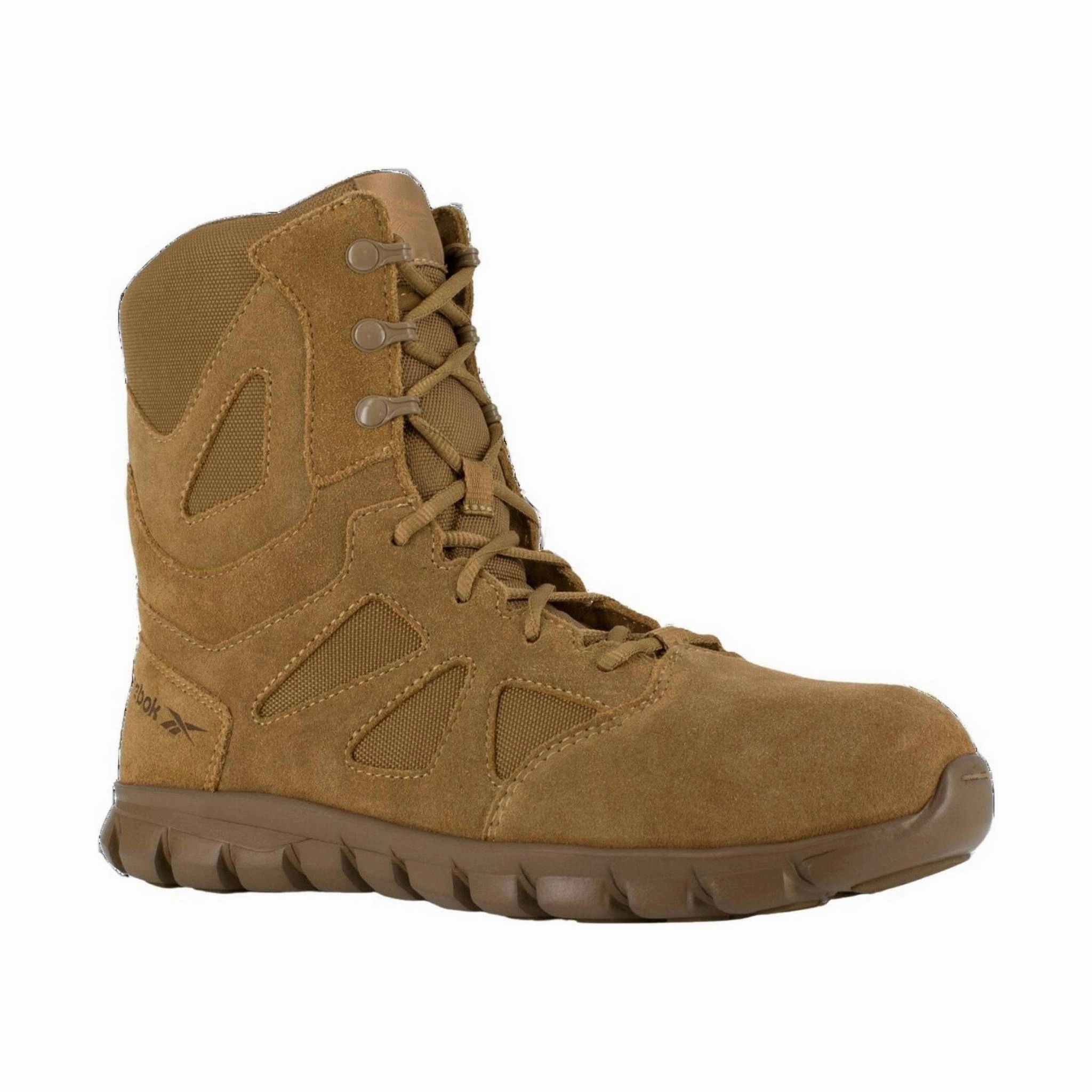 Street Cool Windproof Design Reebok Work Men's Sublite 8 Inch Cushion Tactical Boot - Coyote