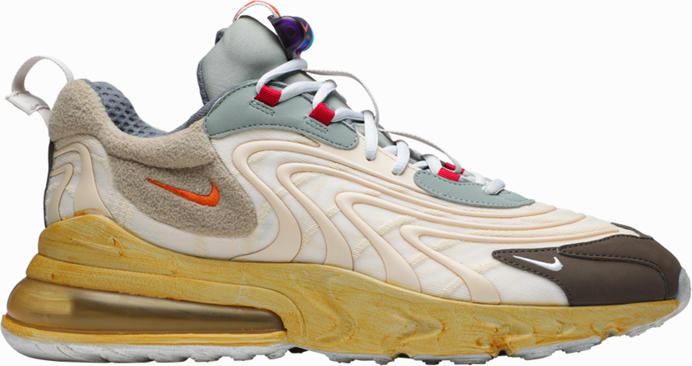 Travis Scott x Air Max 270 React ENG 'Cactus Trails' - CT2864 200 Cushioned Choice Modern sole