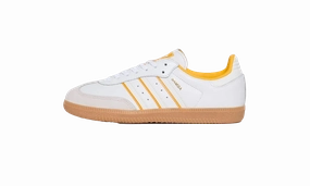Samba OG GS "Cloud White Crystal White Crew Yellow" Comfort Flex