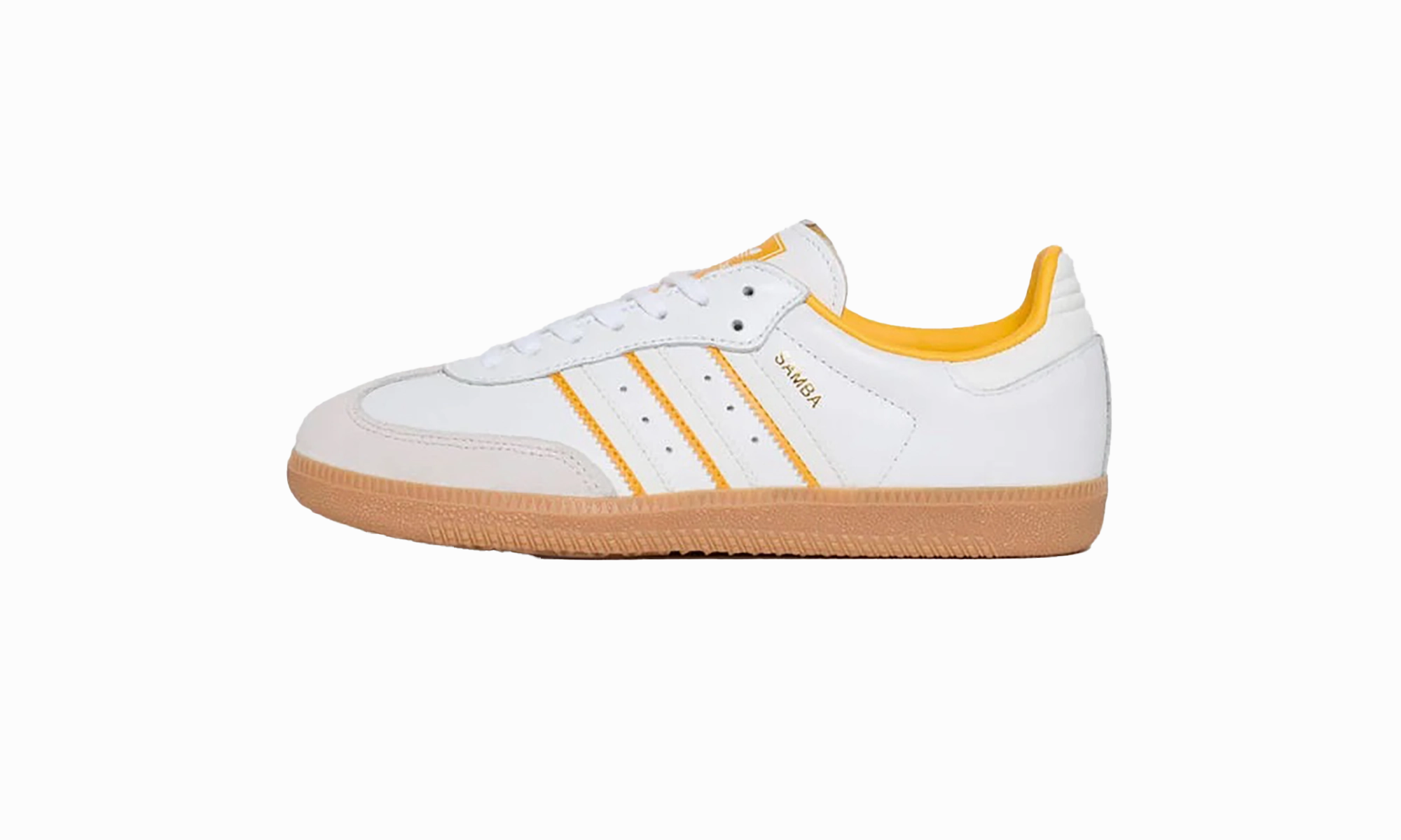 Arch Support System Weekend Vibes Samba OG GS "Cloud White Crystal White Crew Yellow"