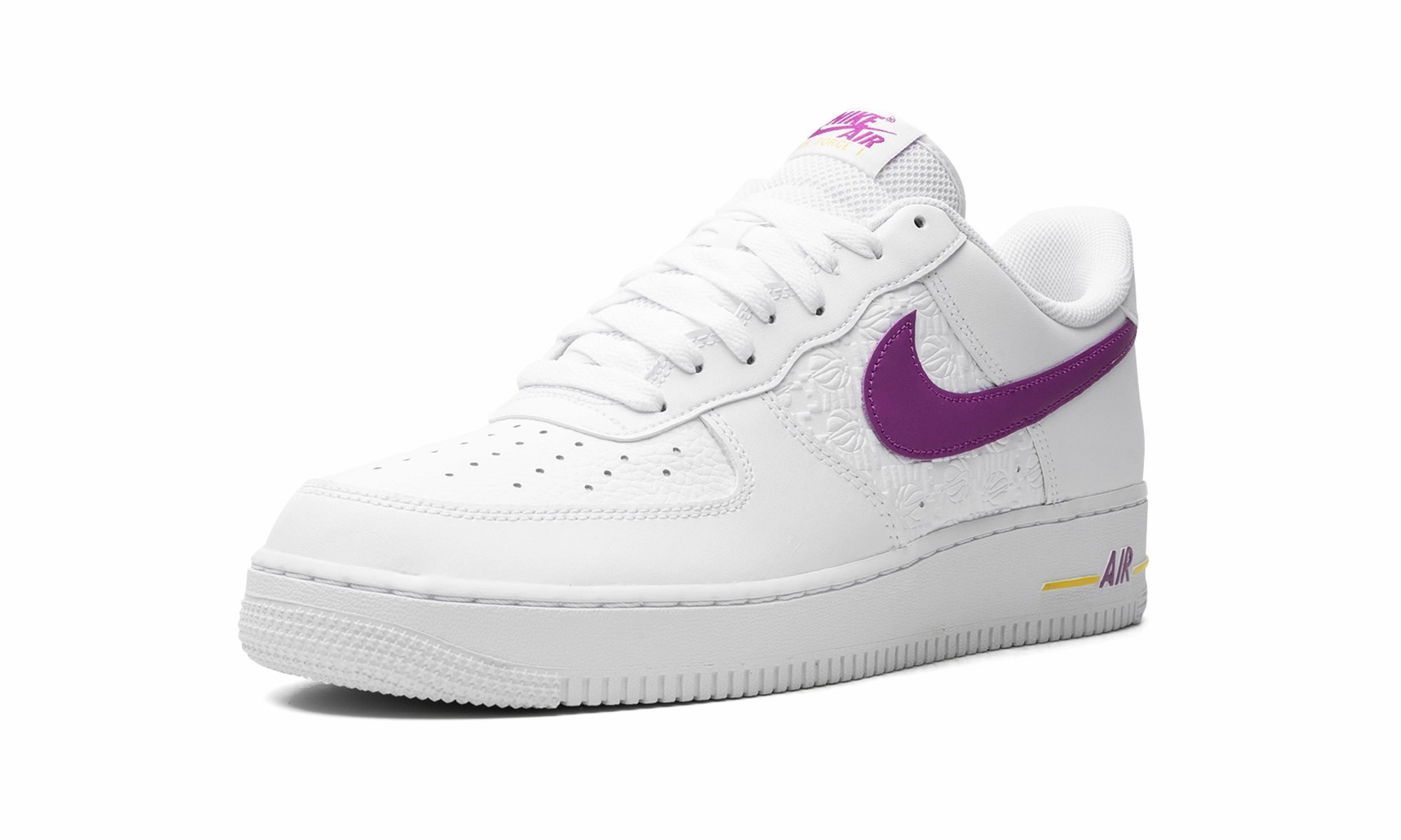 Air Force 1 Low EMB "Bold Berry Lakers" Rose Glow