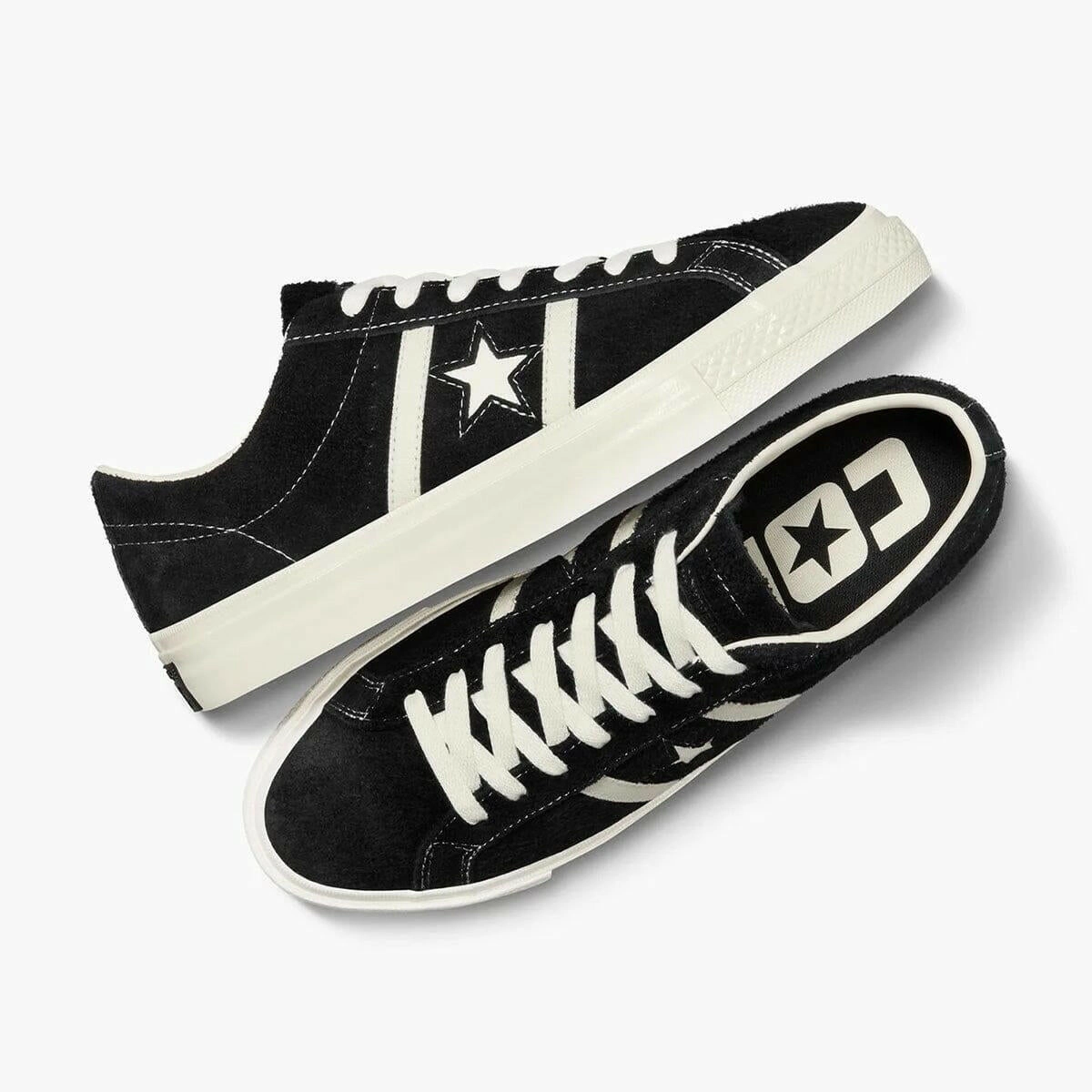 Converse - One Star Academy Pro Shoes Black/Egret/Egret High Traction Outsole