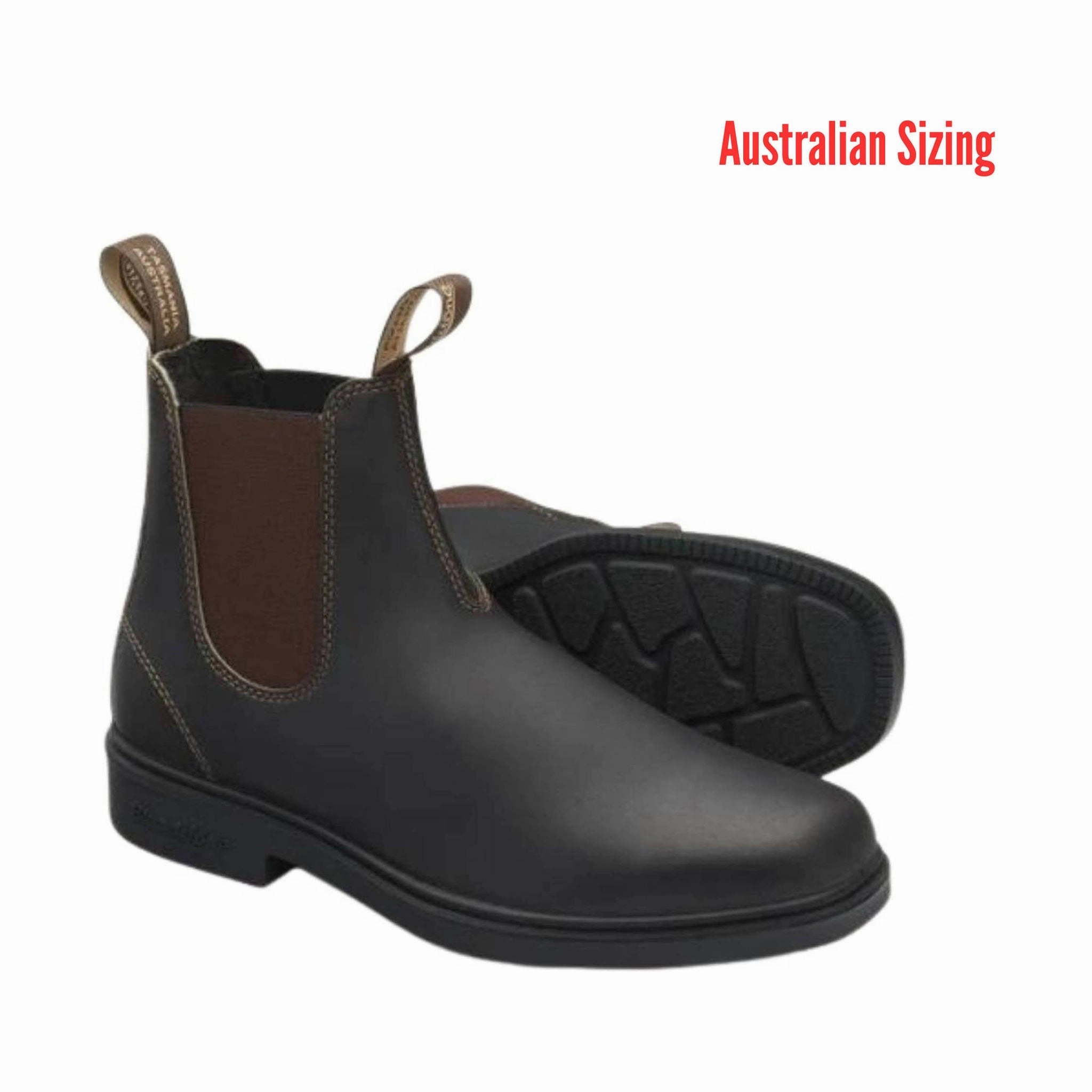 Blundstone Dress Boot - Stout Brown Flexible Material Seamless Comfort Adventure Seeker