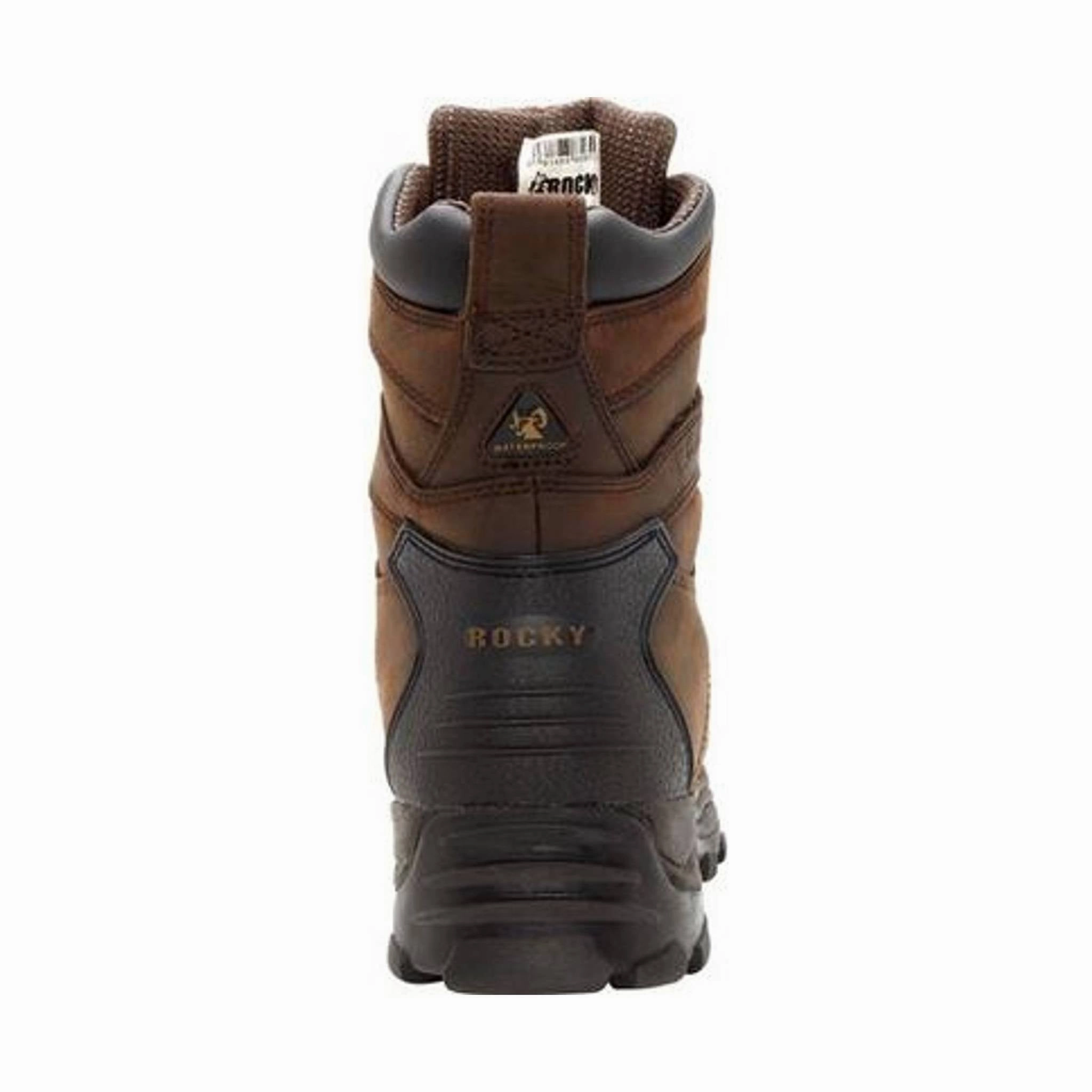 Rocky Men's Sport Utility 8 Inch Insulated Waterproof Boot - Brown Waterproof Trail Runner