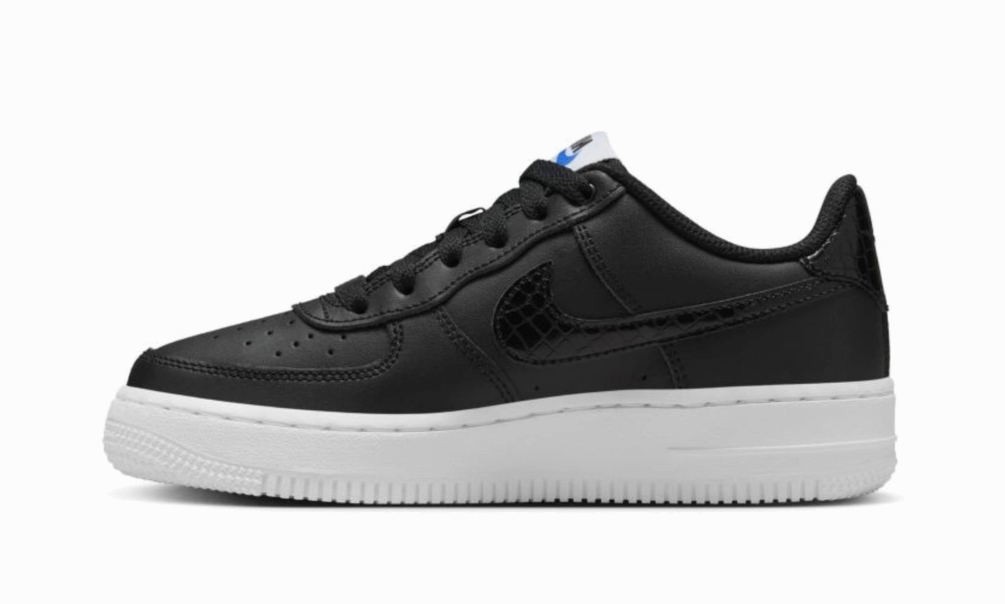 Air Force 1 Low LV8 GS "Black White" Zero Drop Design Durable Power