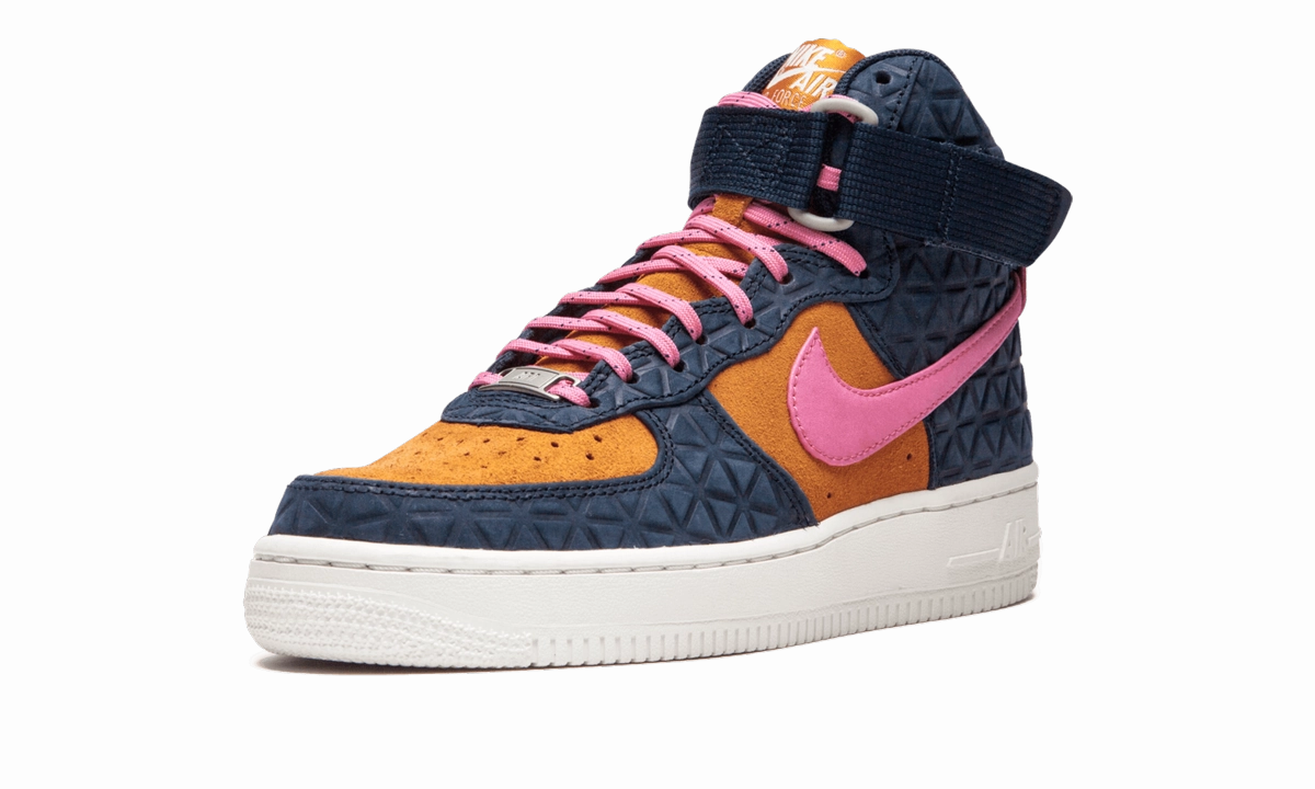 Seamless Design Touch Comfort AIR FORCE 1 HI PRM SUEDE WMNS "Dynamic Pink"
