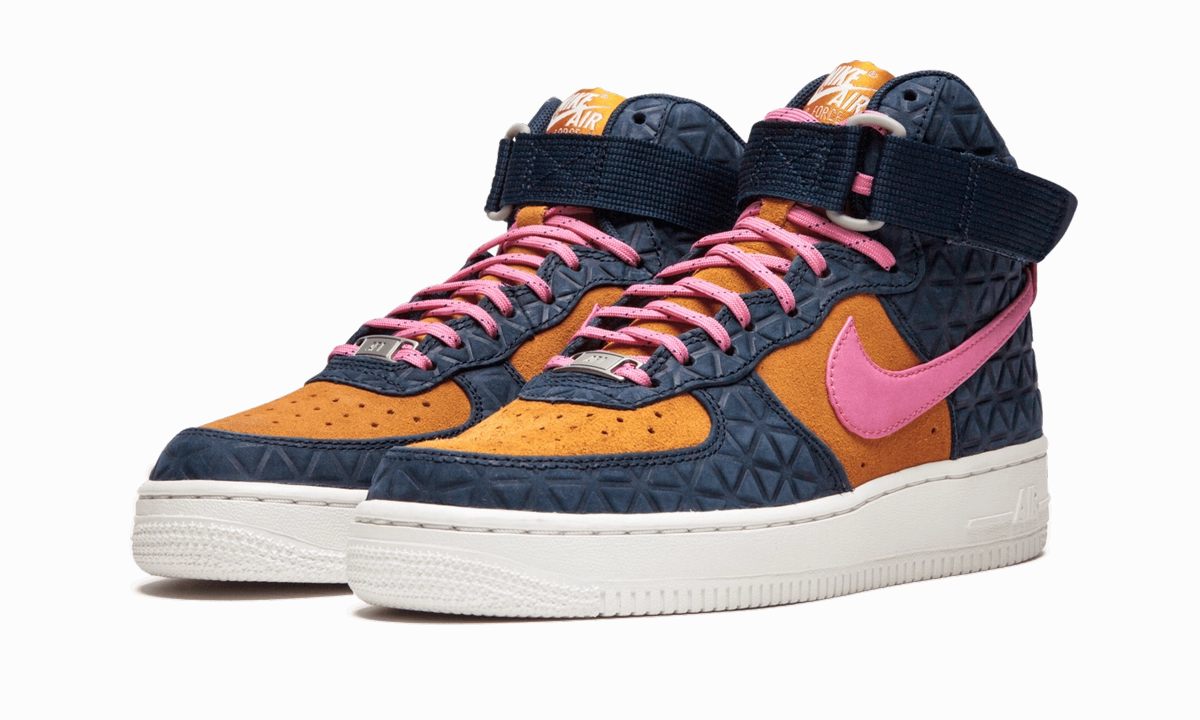 Light material Urban Look AIR FORCE 1 HI PRM SUEDE WMNS "Dynamic Pink"