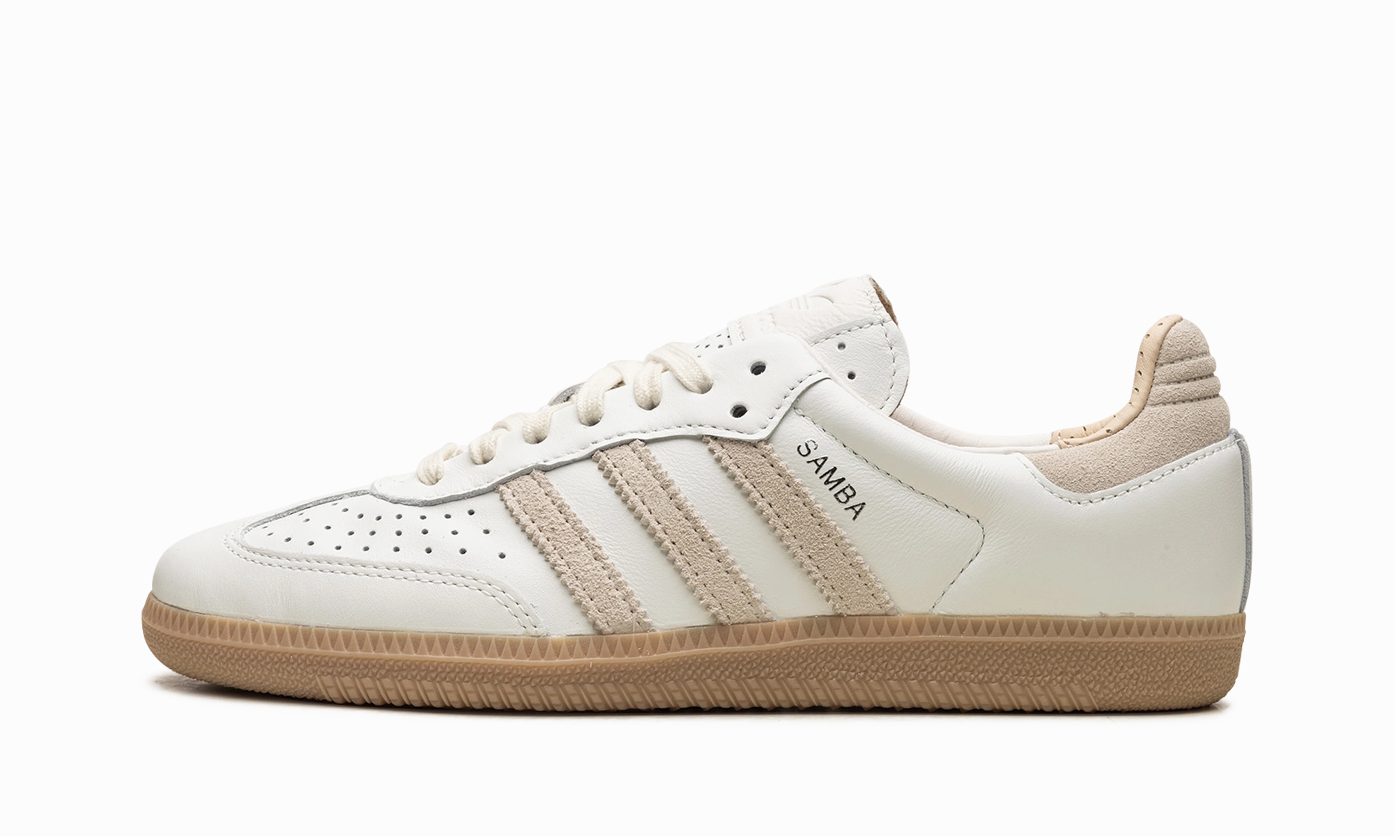 Samba OG "White Magic Beige Gum" Textured Pattern