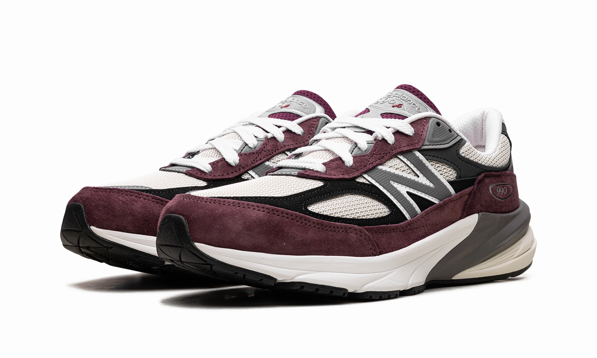 990v6 "Made in USA - Dark Ember / Afterglow" ribbon - decorated running wear