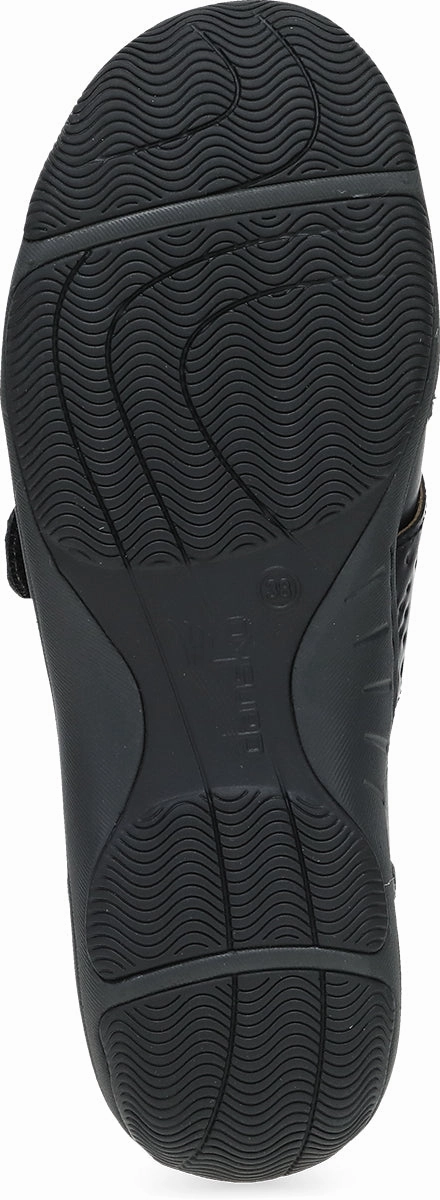 Sock Liner Fit Sallie Black Waxy Burnished