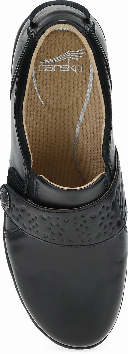 Plus Size Smart Tread Sallie Black Waxy Burnished