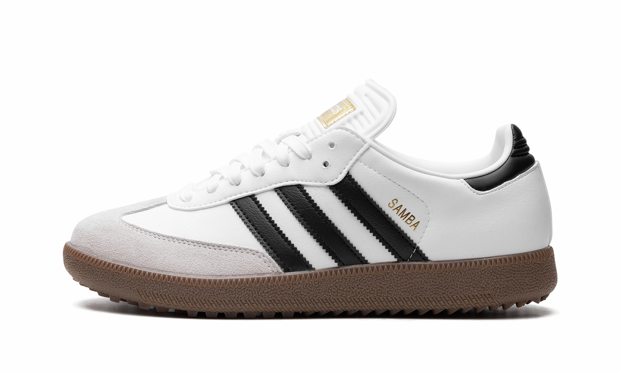 Grip Control Washable Samba Golf "Cloud White Core Black Gum"