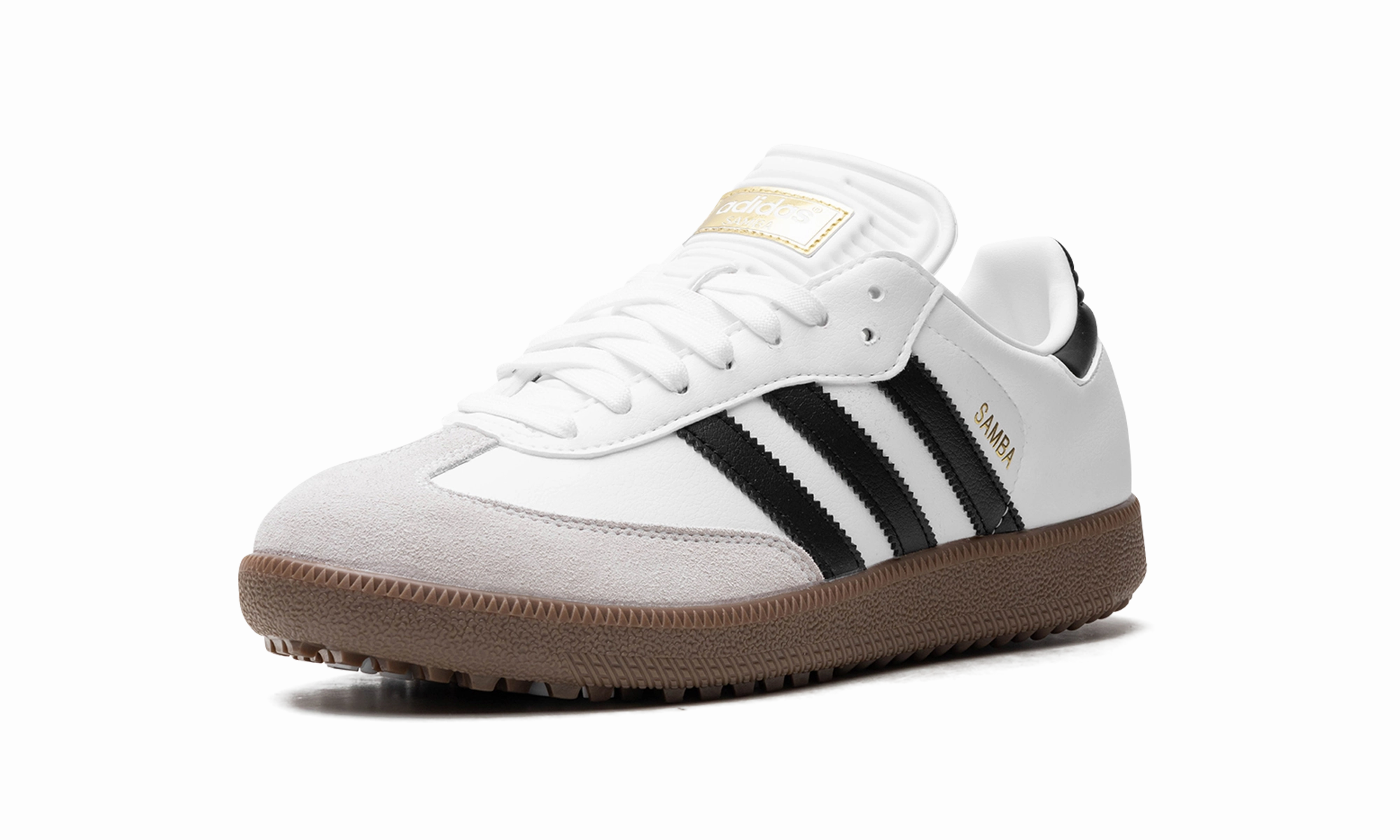 adult style Samba Golf "Cloud White Core Black Gum"