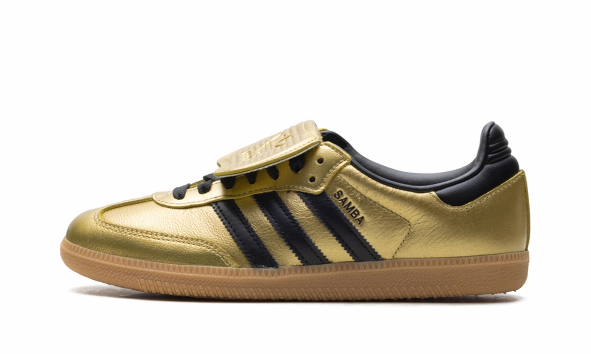 Breathable Drive Ready Samba LT WMNS "Gold Metallic Black Gum"