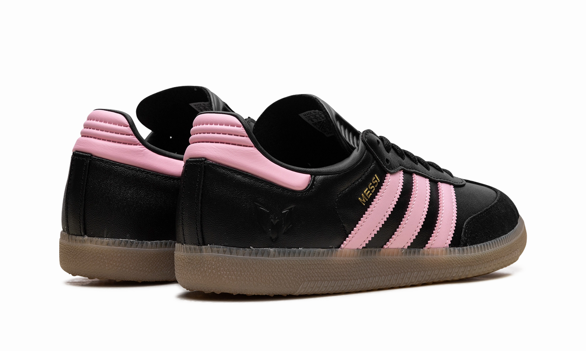 Blossom Hike sports shoes Samba Messi Indoor "Core Black / Gold Metallic / Gum"