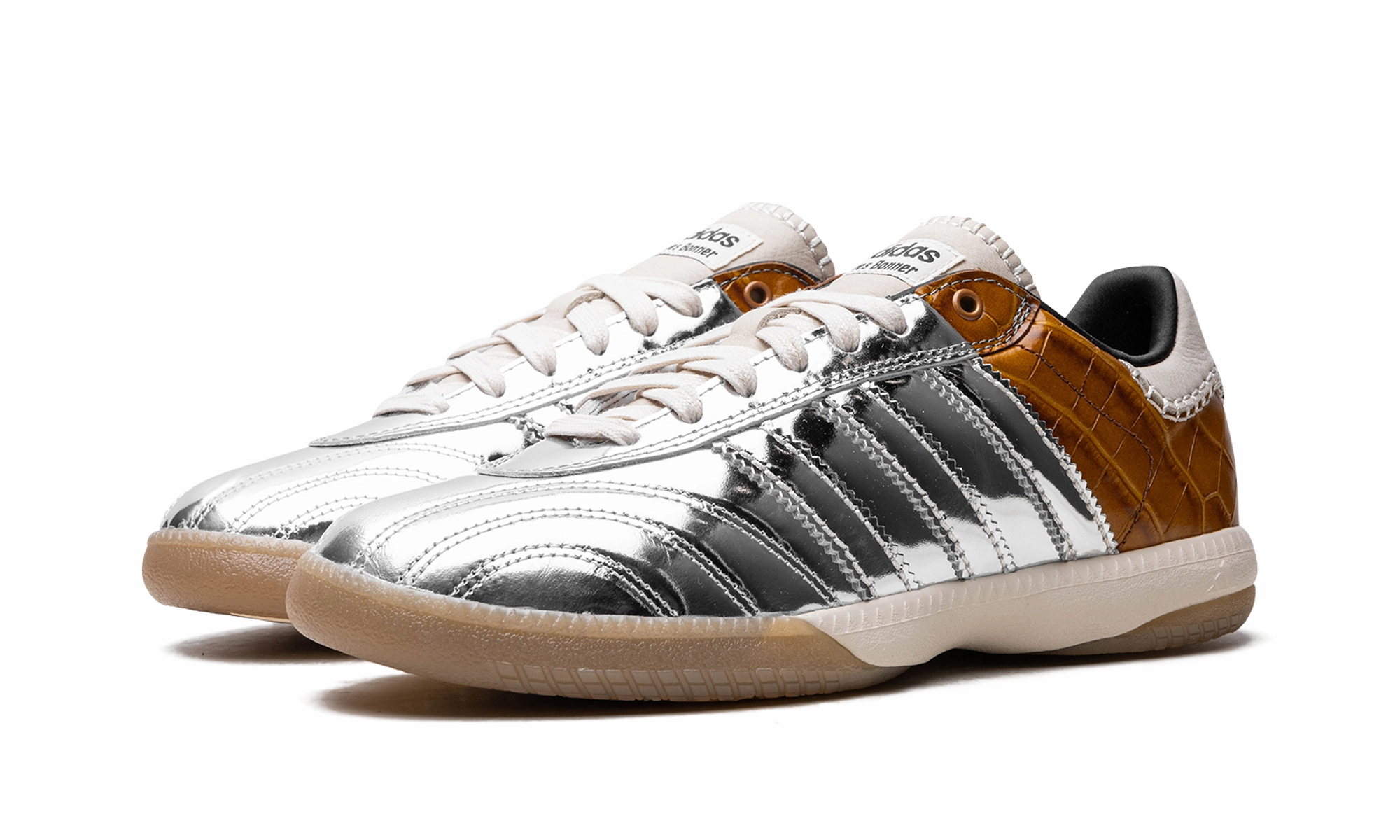 Samba Millenium "Wales Bonner - Silver Metallic / Easy Yellow" Loafers style Stay Stylish