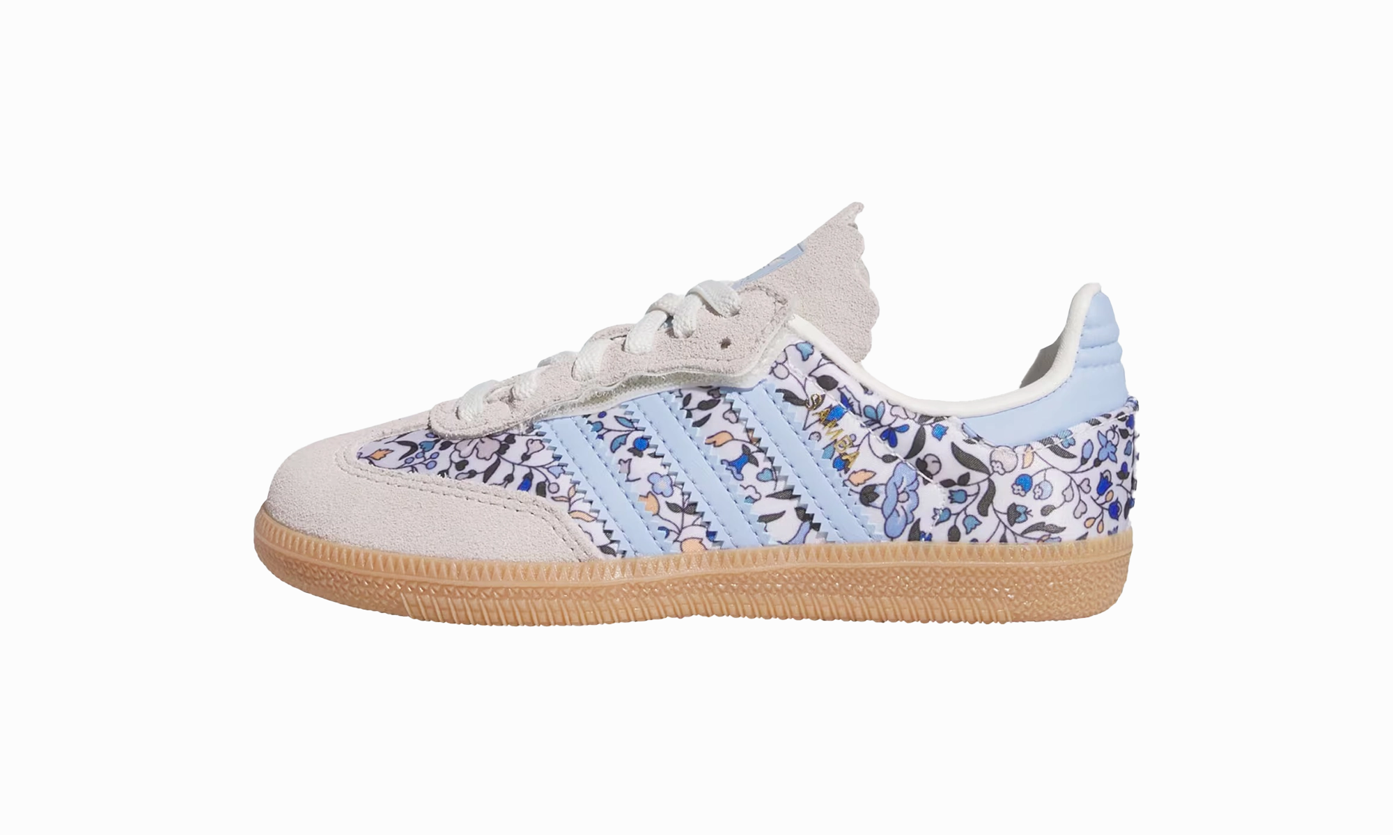 Fast Move Supportive Heel Cup Samba OG Comfort Closure PS "Liberty London Blue Floral"