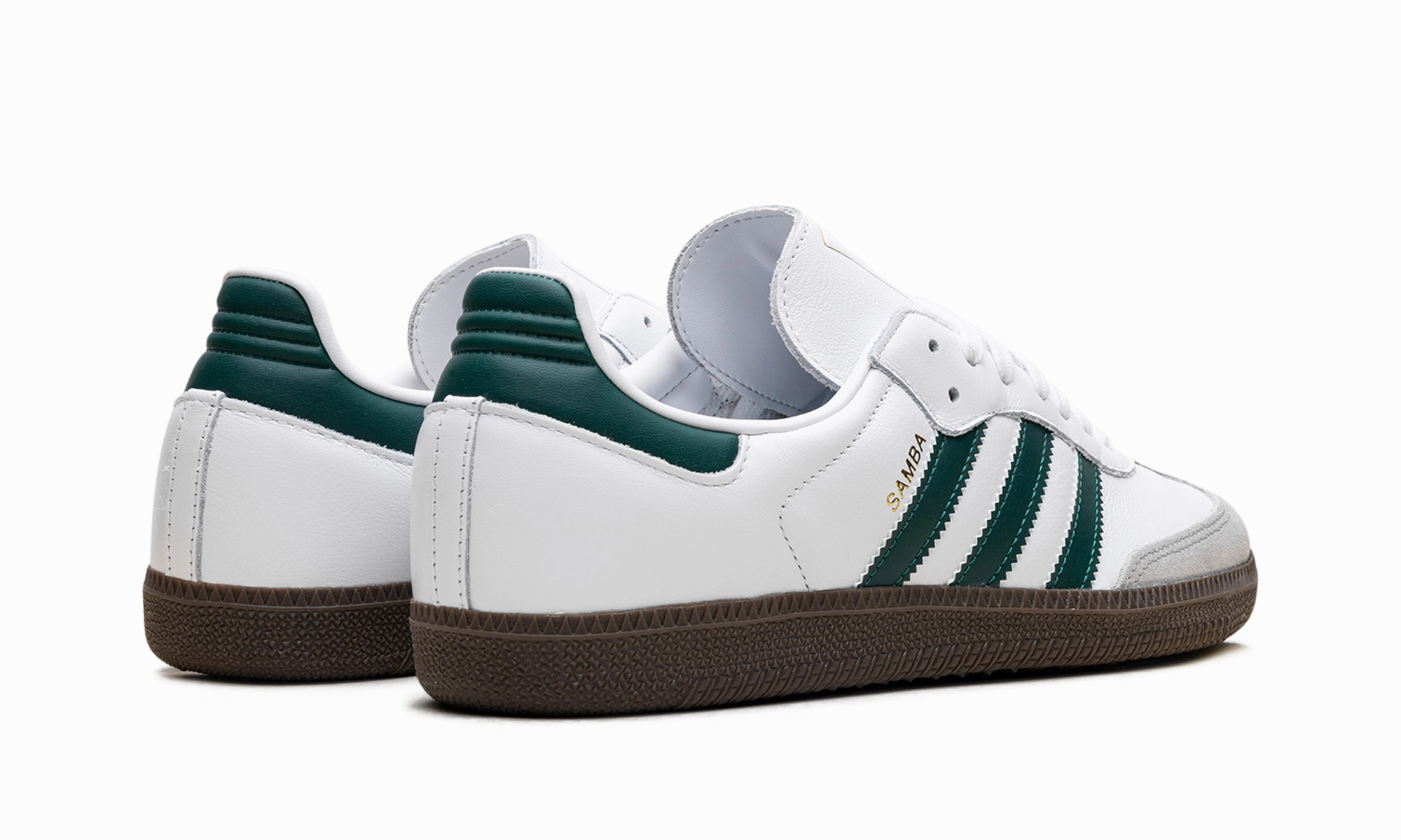 Samba OG "Cloud White Collegiate Green" Plain Finish