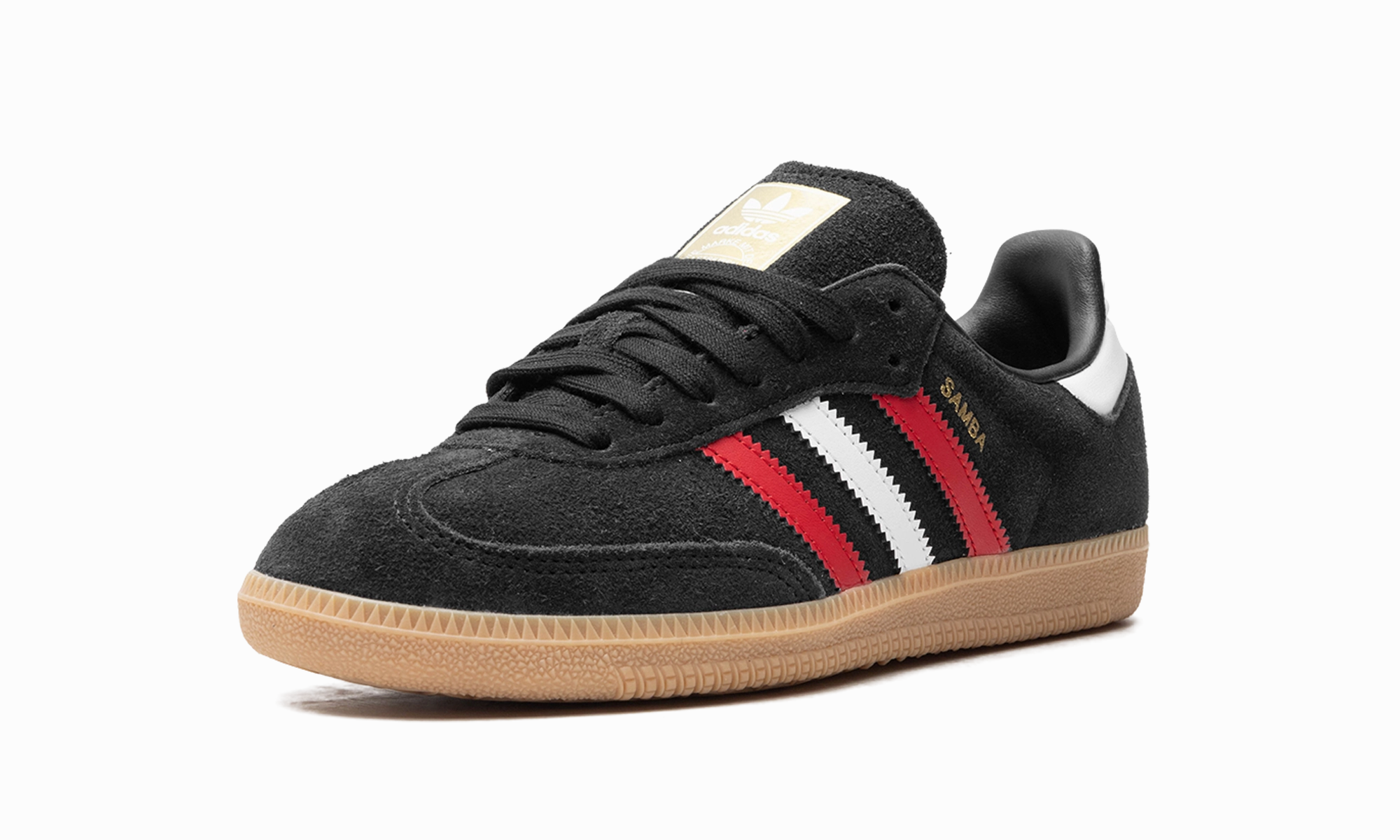 Samba OG "core black/better scarlet/GUM 3" Anti   Blister Slip Easy