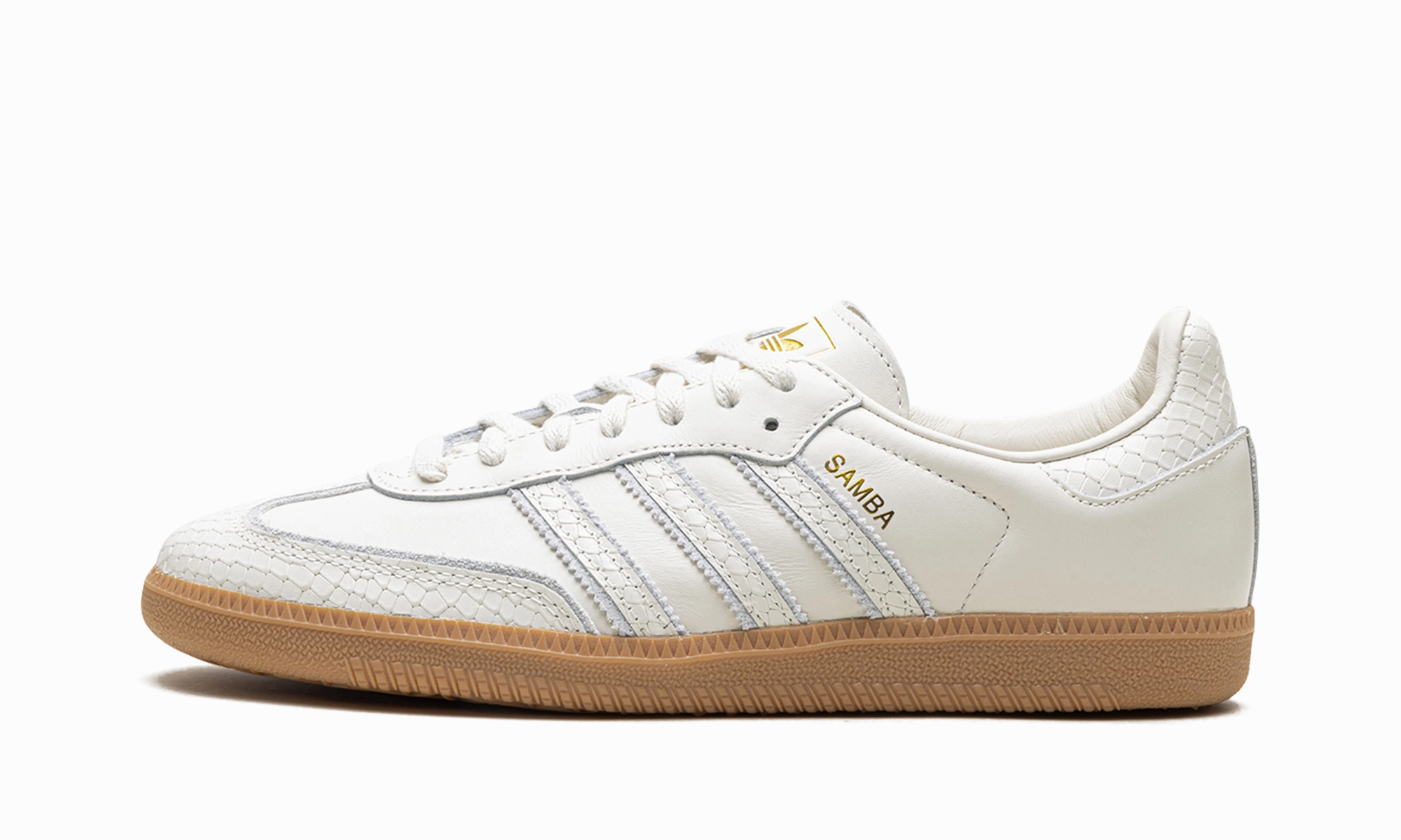 Samba Og "Core White Gum" Plain Jog Mobility Flex