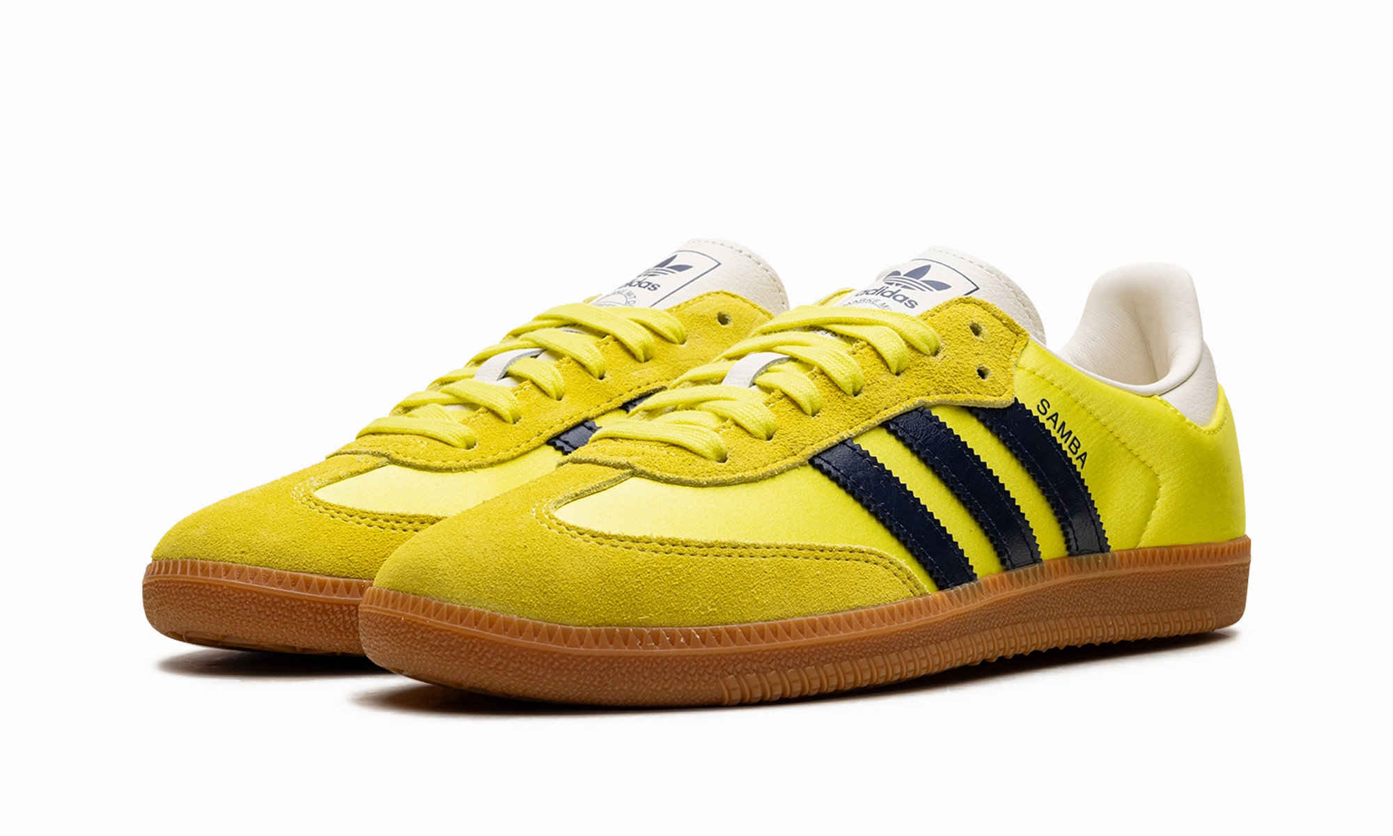 Samba OG WMNS "Shock Yellow Night Indigo" weekend use Wear Ready