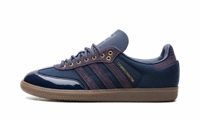 Lace   Up Hook And Loop Samba "ALWAYTH - College Navy"