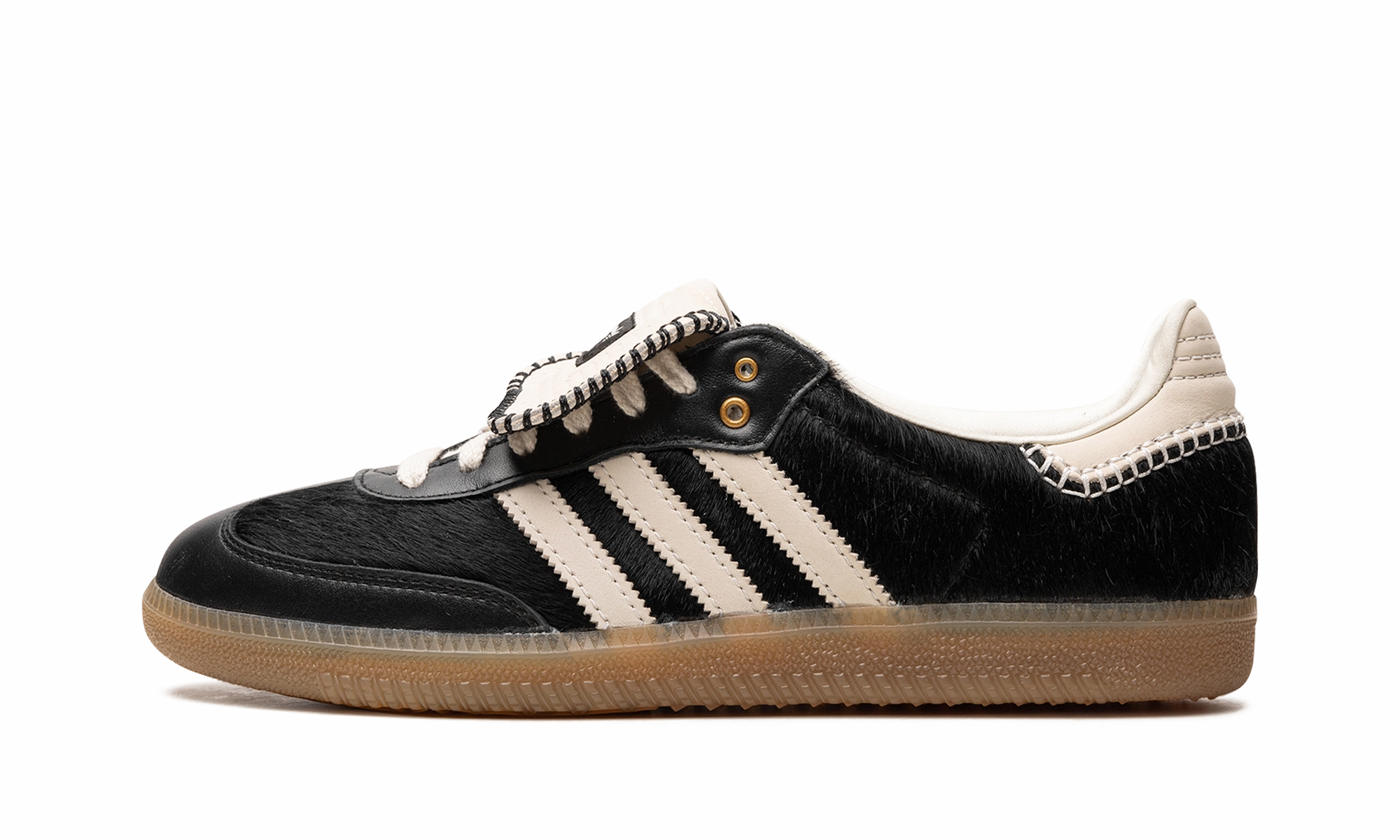 Samba "Wales Bonner - Black Pony Hair" Rubber Traction