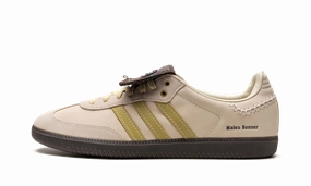 Leather   upper Samba "Wales Bonner - Cream / Yellow"