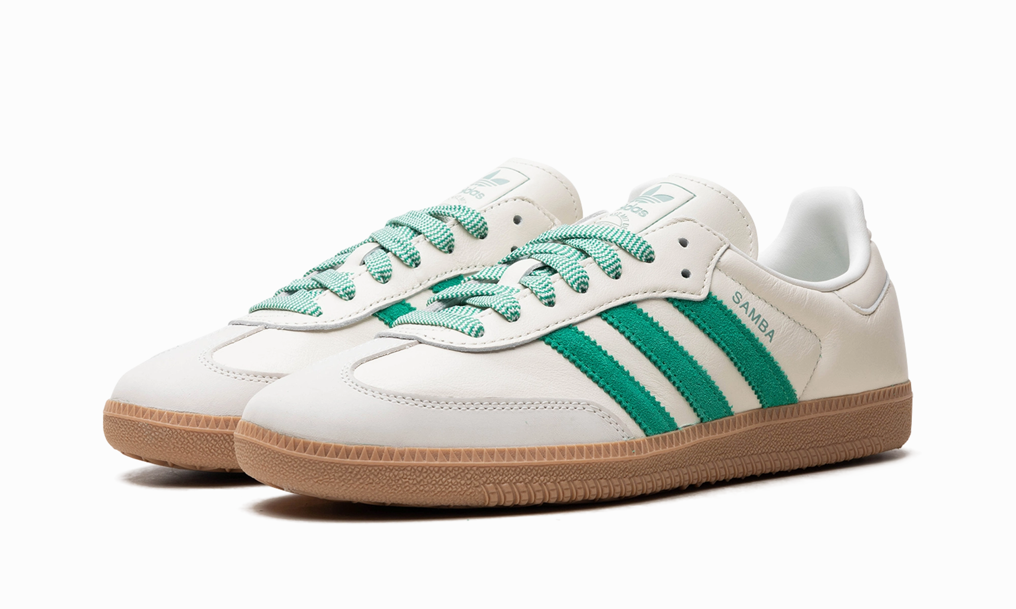 Suede Like Texture Samba WMNS "Off White Court Green"