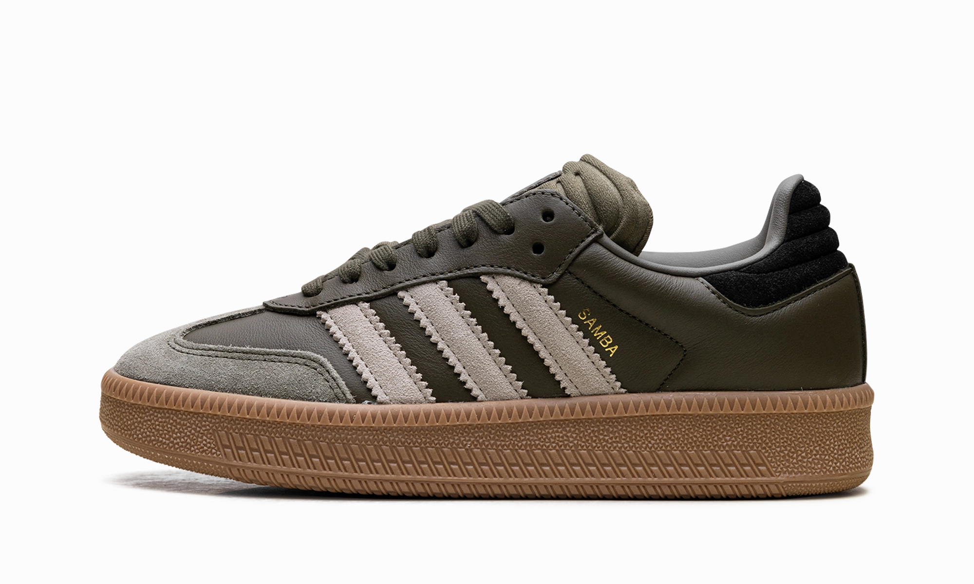 Samba XLG "Olive Strata Wonder Beige Gold Metallic" Relaxed Look Shoes