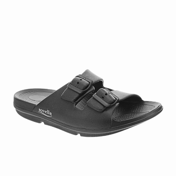 Sovella Women's Buckle Slide Black Hydrolysis Resistant Components