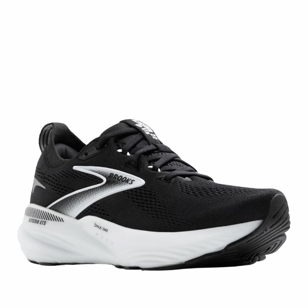 Hand washable reinforced - toe - area - durability shoes Brooks Women's Glycerin GTS 22 Black/White