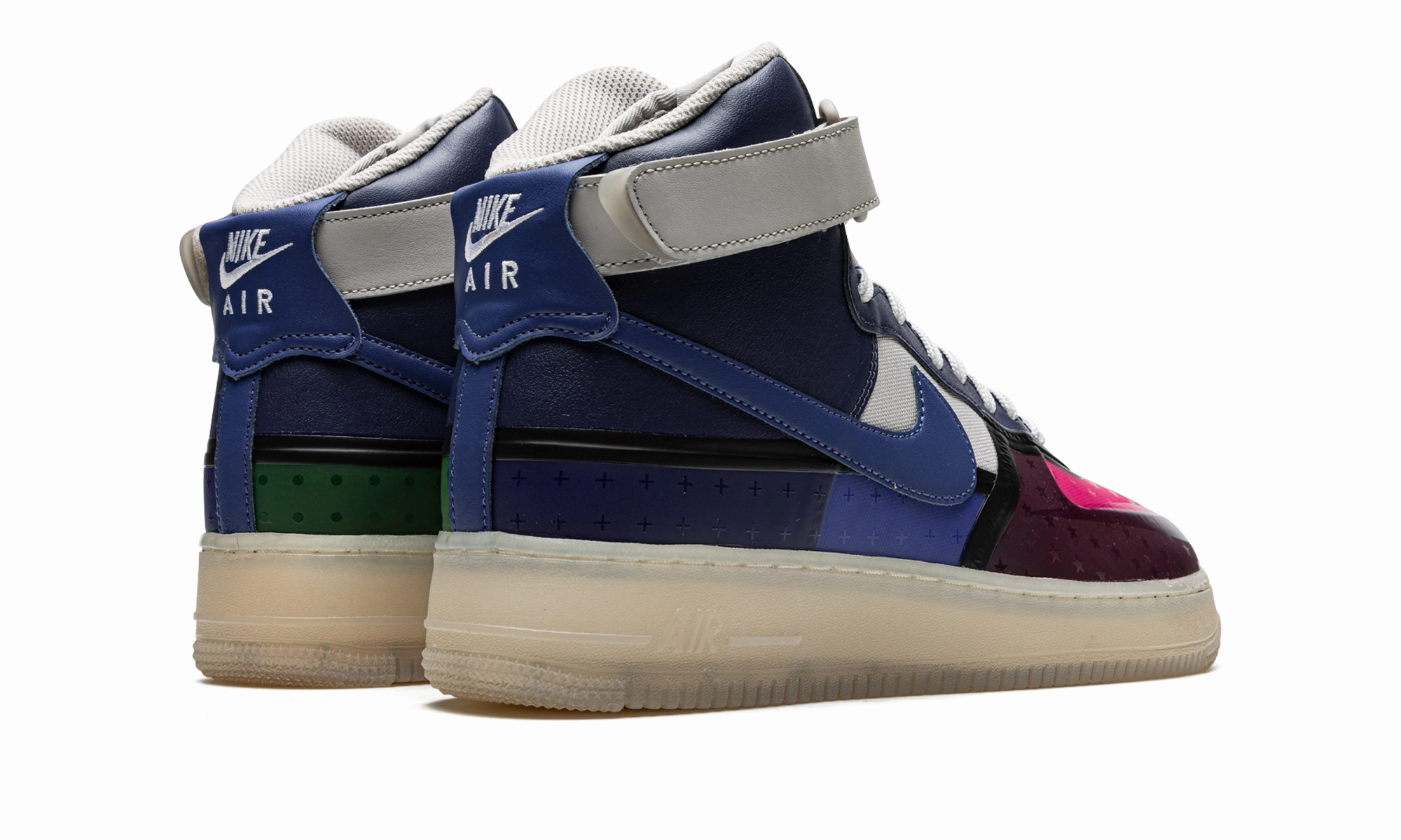 Path Walk Parkour Hike Air Force 1 High '07 Premium "Thunder Blue Pink Prime"