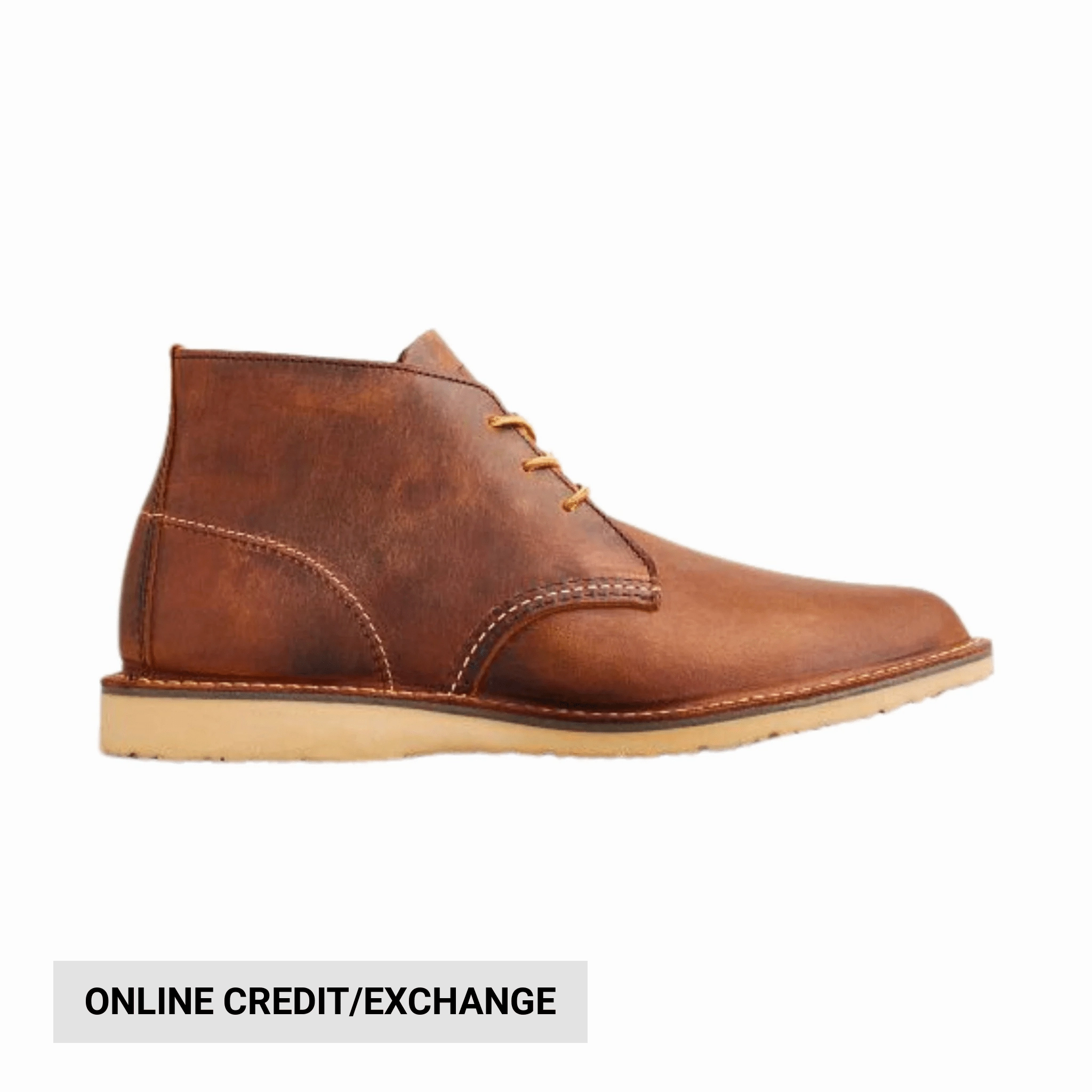 Red Wing Men's Weekender Chukka Boots - Copper Rough Flexible Frame Functional Minimalist Daily Movement