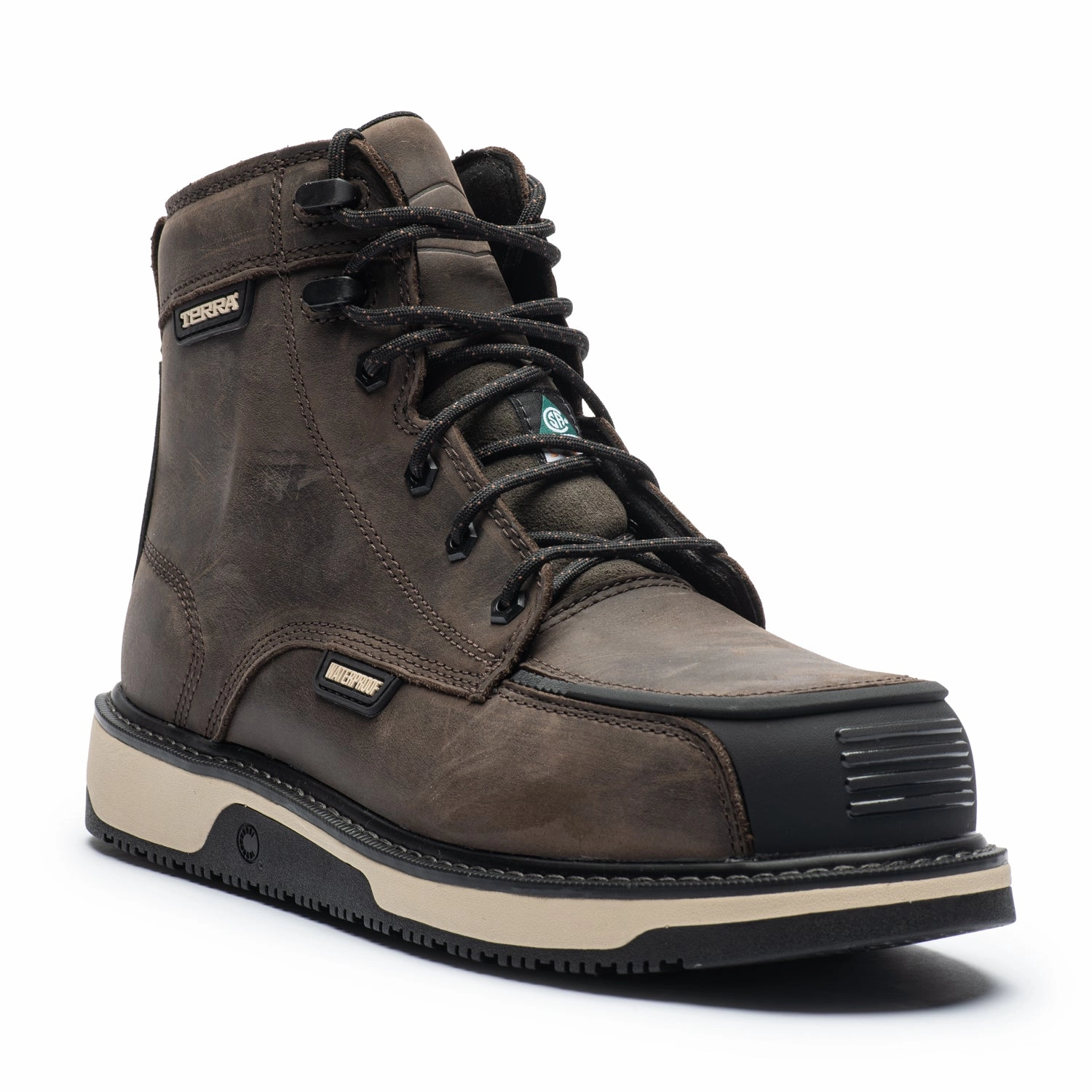 Crisp Finish Ironstone Men's 6" Composite Toe Work Boots 839GDB - Limited Sizing