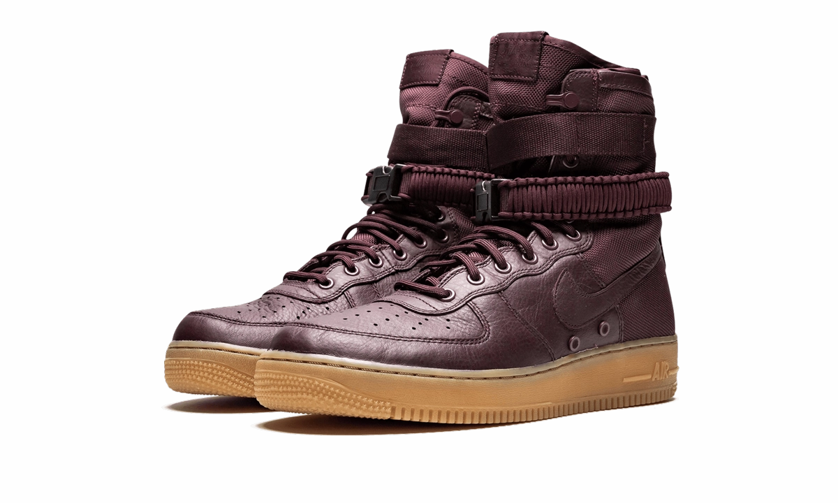 SF Air Force 1 "Deep Burgundy" Water Resistant Knit