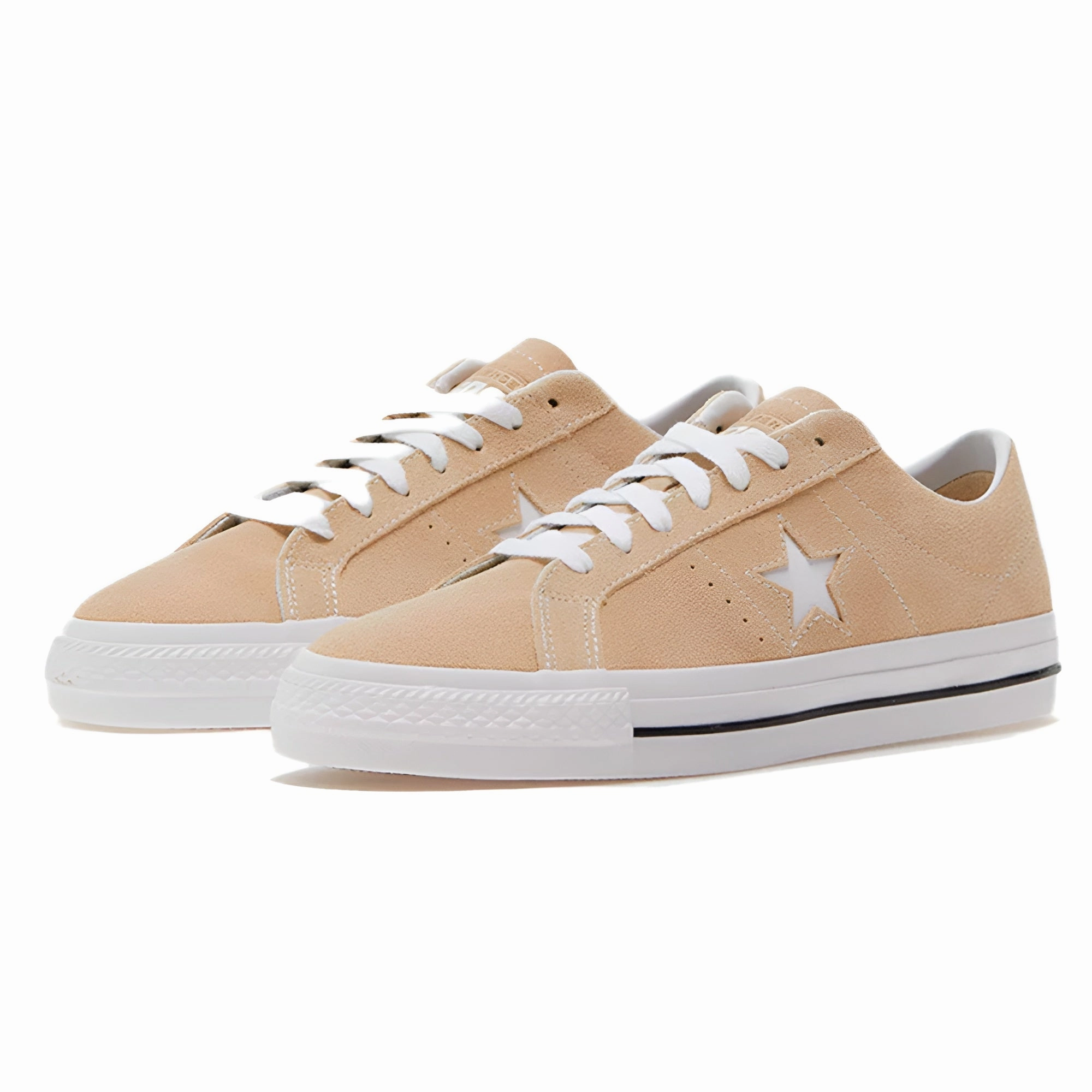 Converse CONS - One Star Pro Suede (Oat Milk/White) Tidy Aesthetic